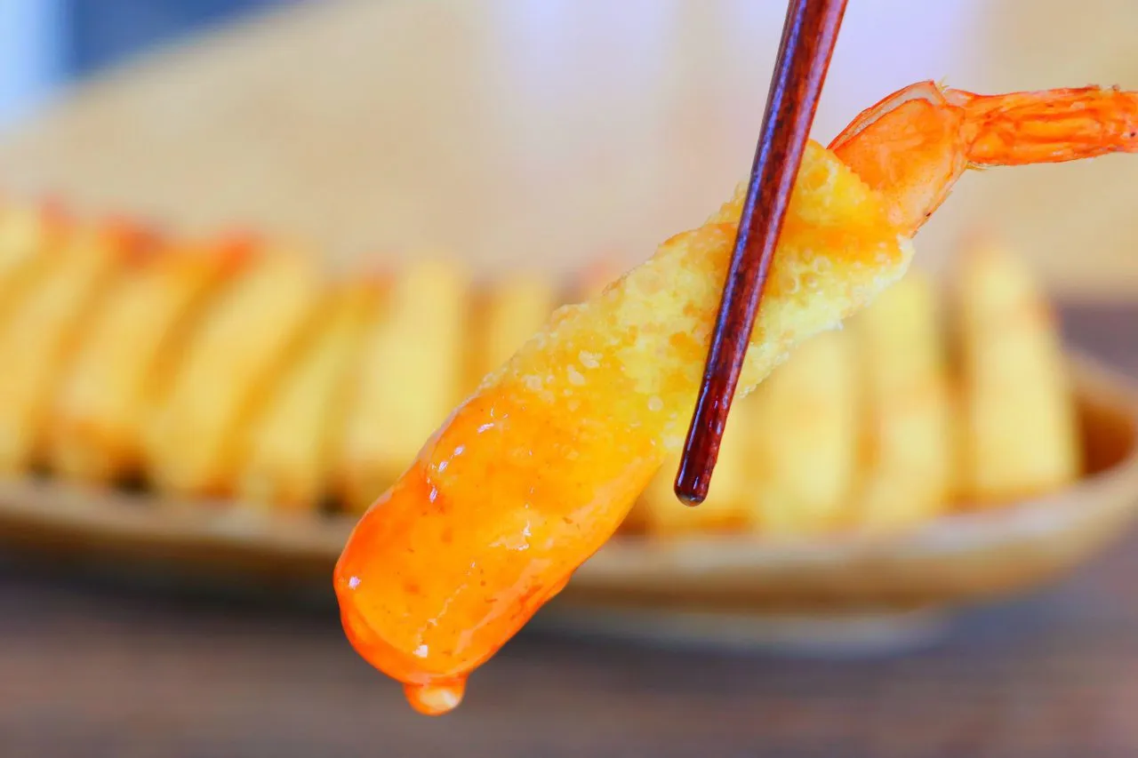 Crispy Wontons and Firecracker Shrimp