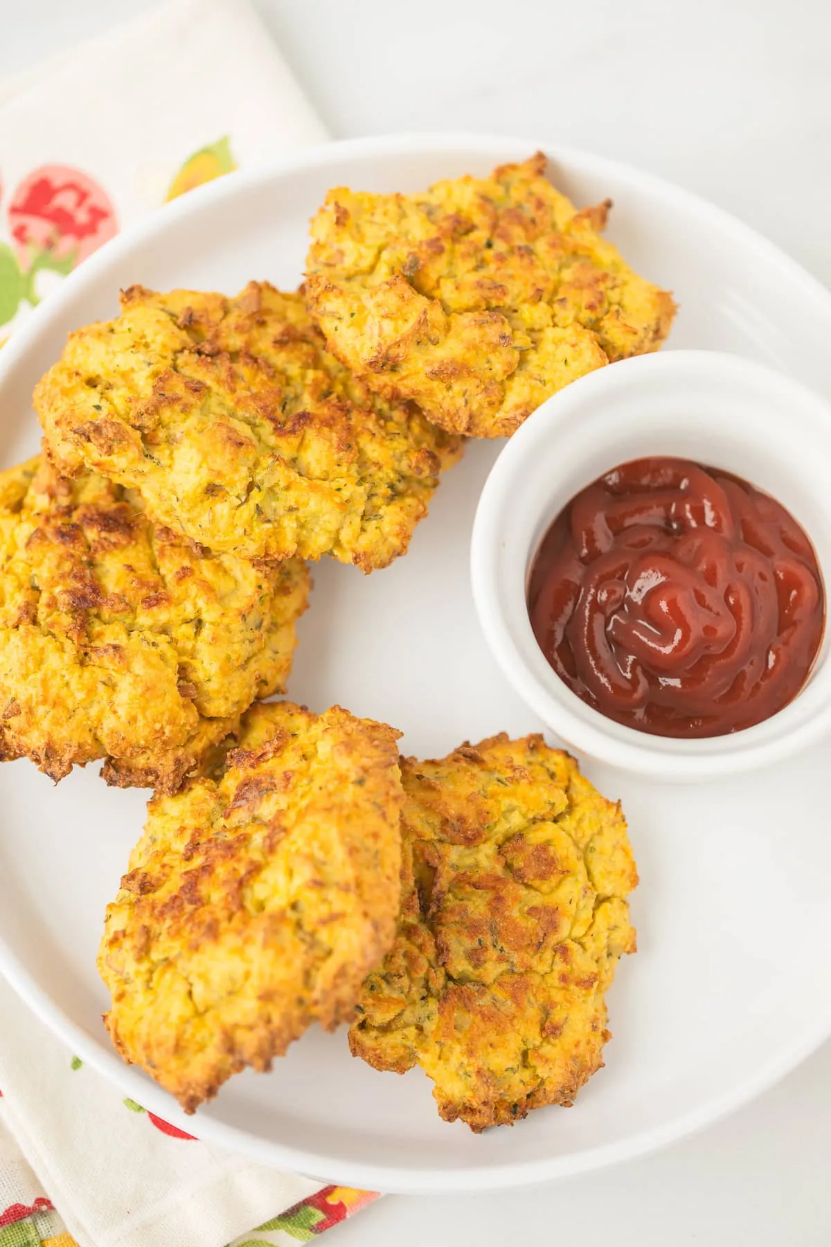 Crispy Zucchini and Sweet Potato Fritters (Gluten Free)