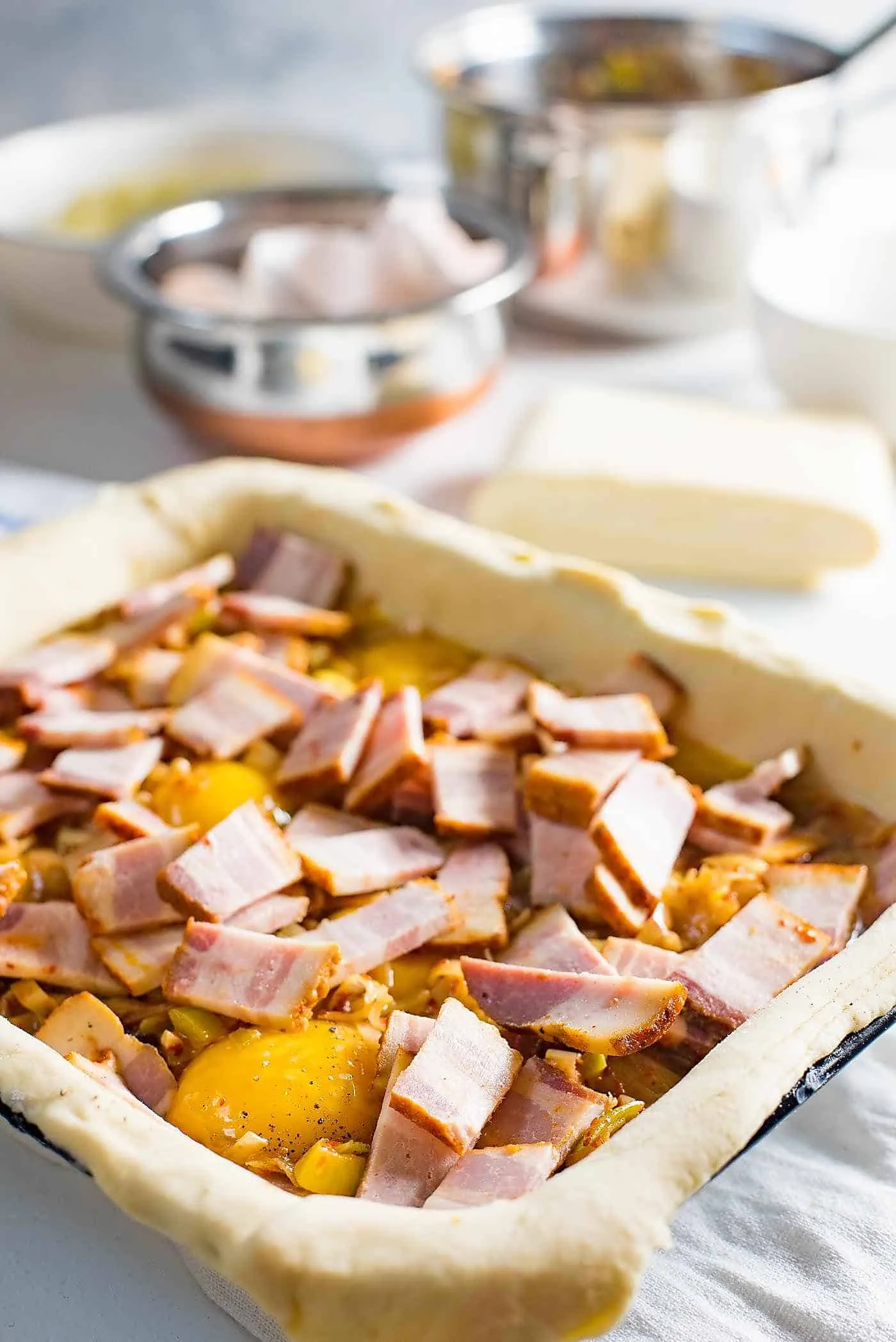 Crock Pot Bacon Egg Breakfast Pie