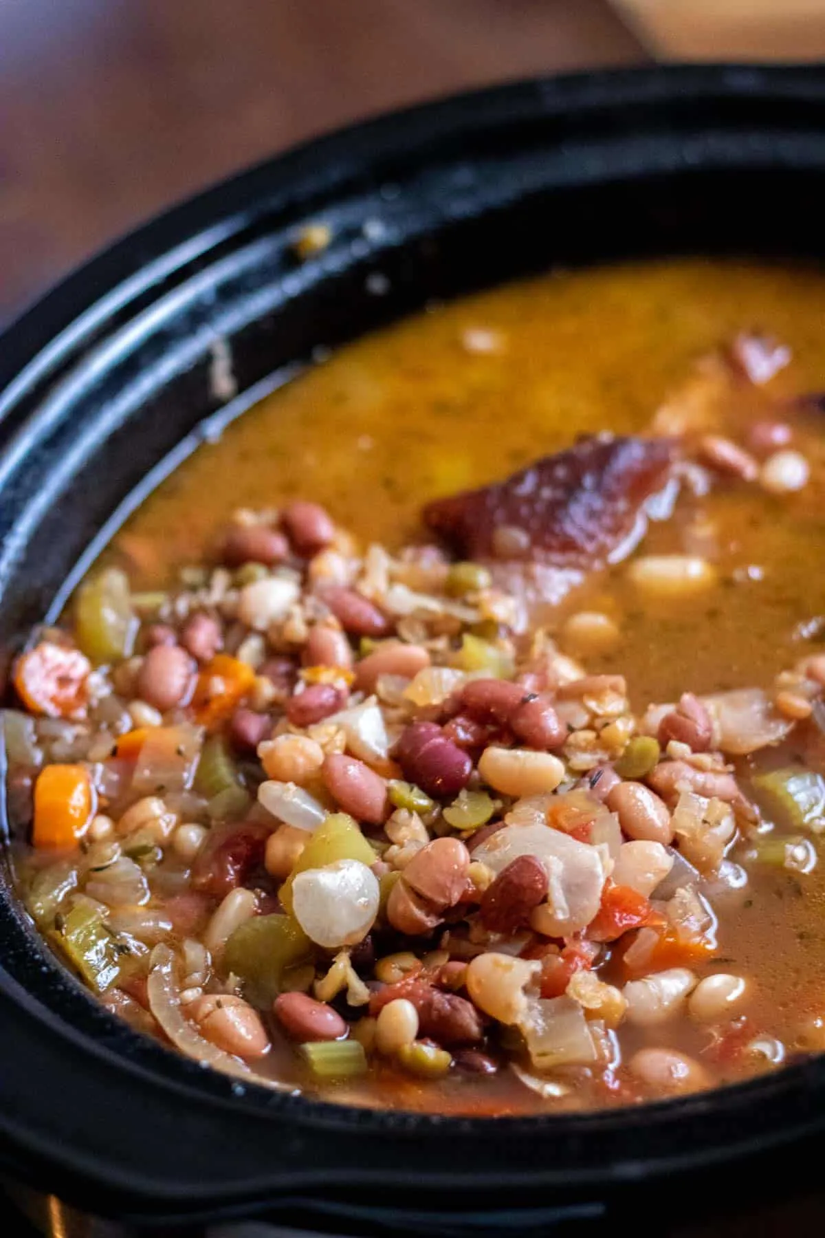 Crock Pot Black Bean Rice Soup