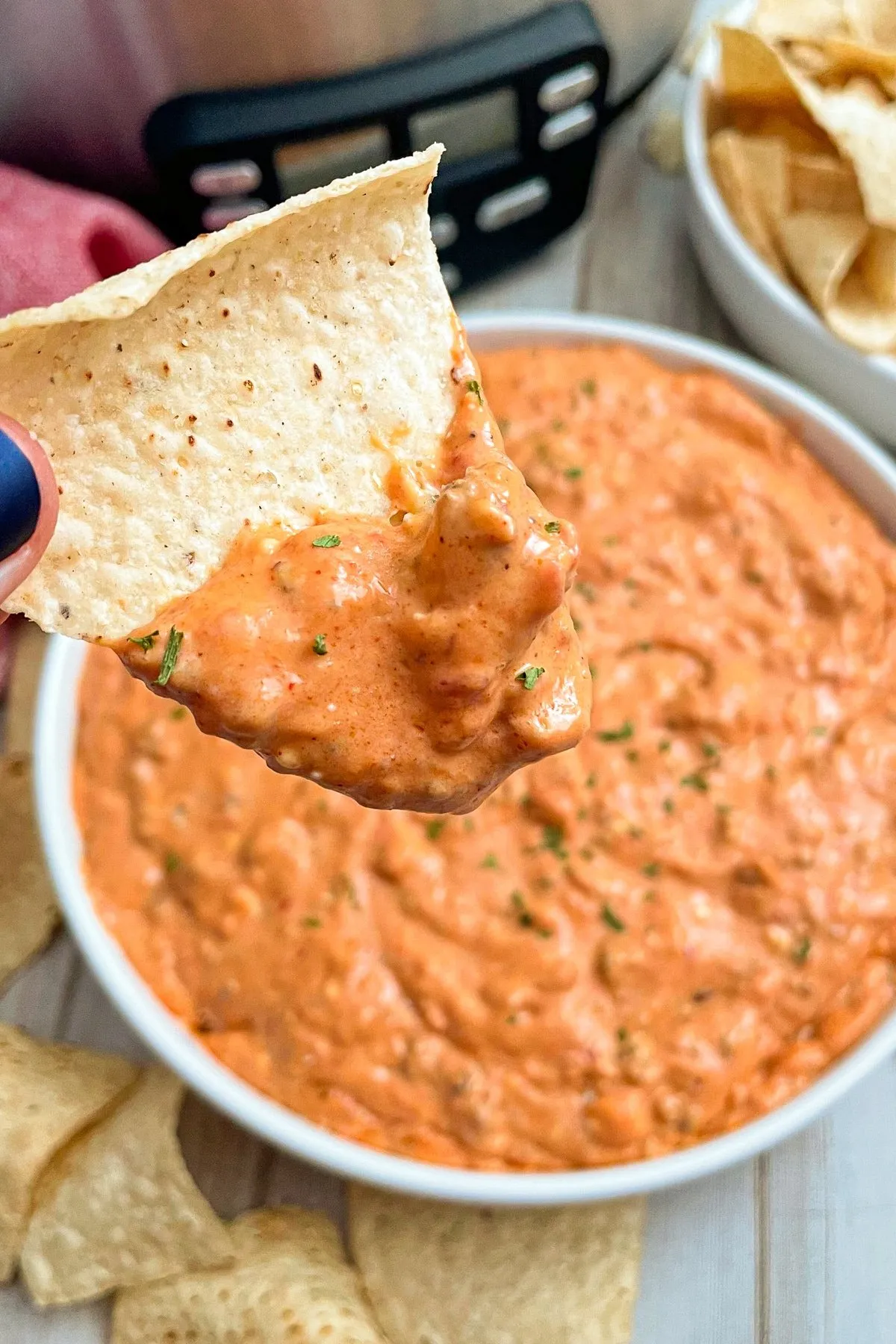Crock Pot Cream Cheese Garlic Fondue