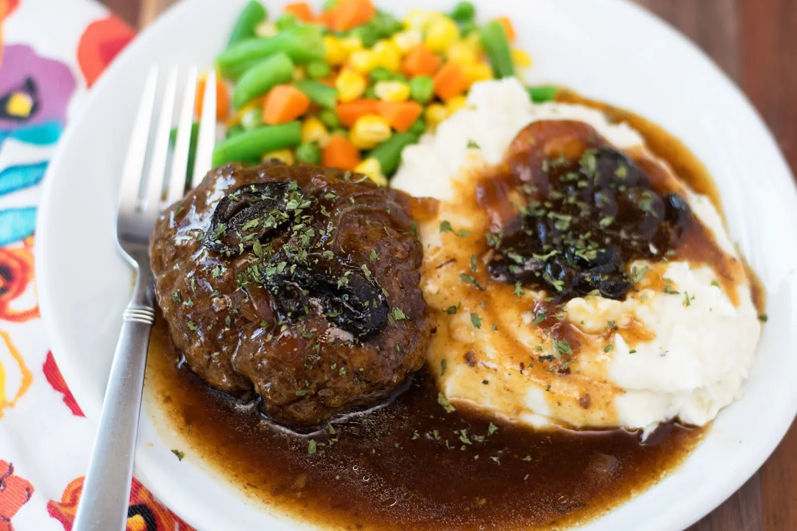 Crock Pot Salisbury Steak for Two