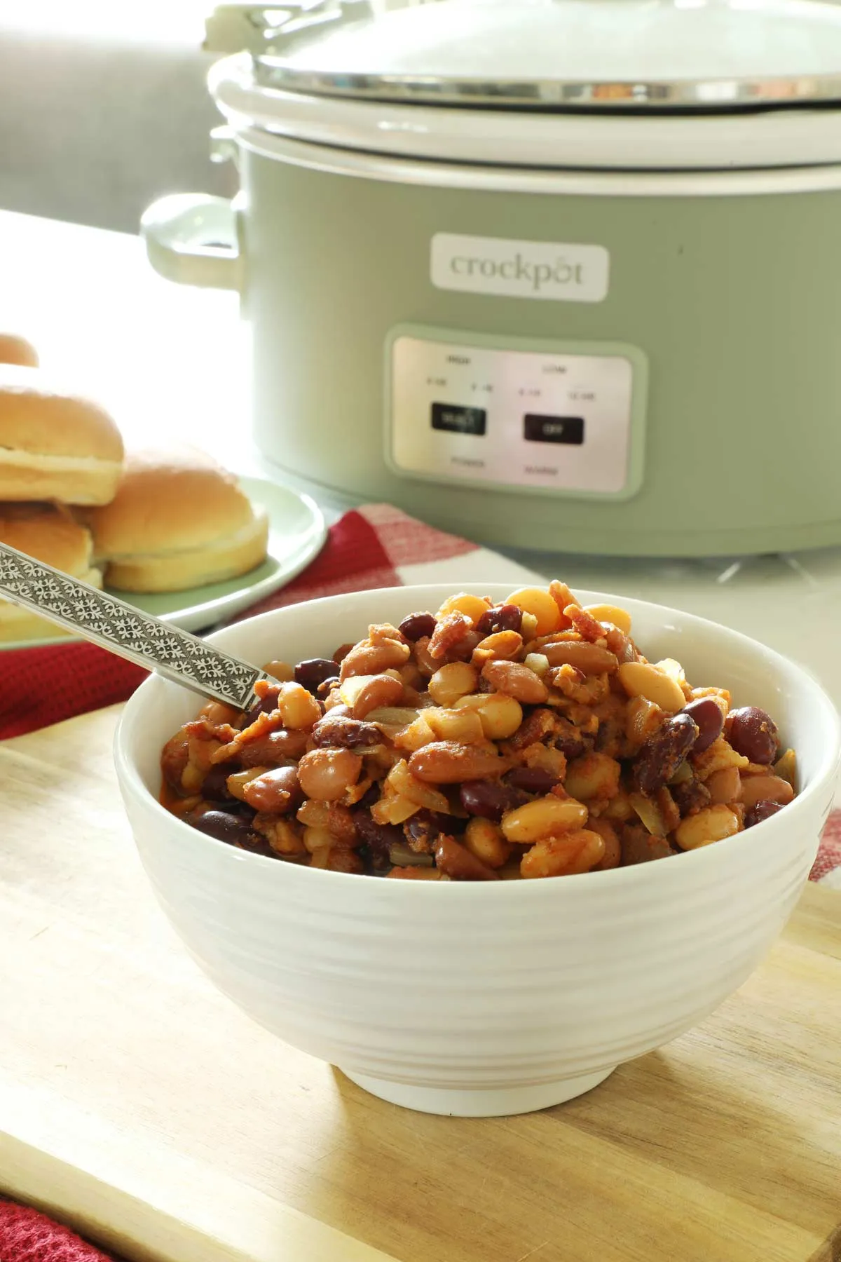 Crockpot Express Baked Beans