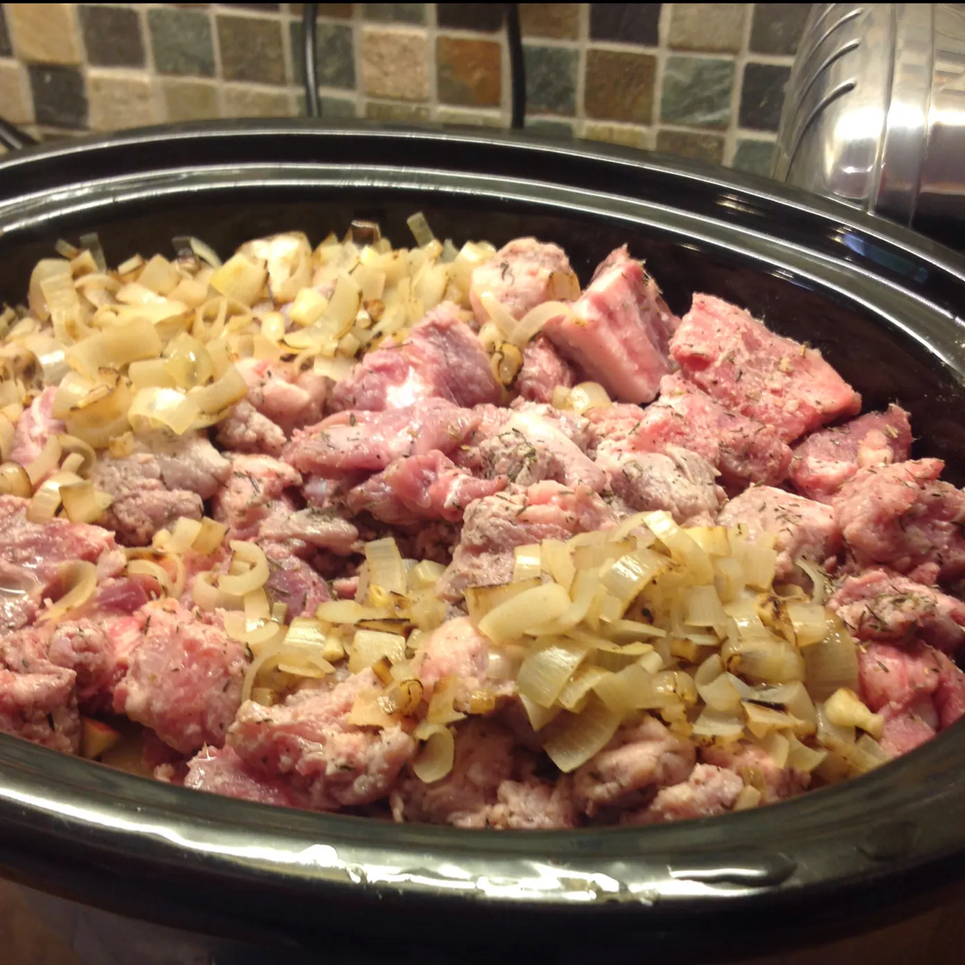Crockpot Pork Apple Cider Stew
