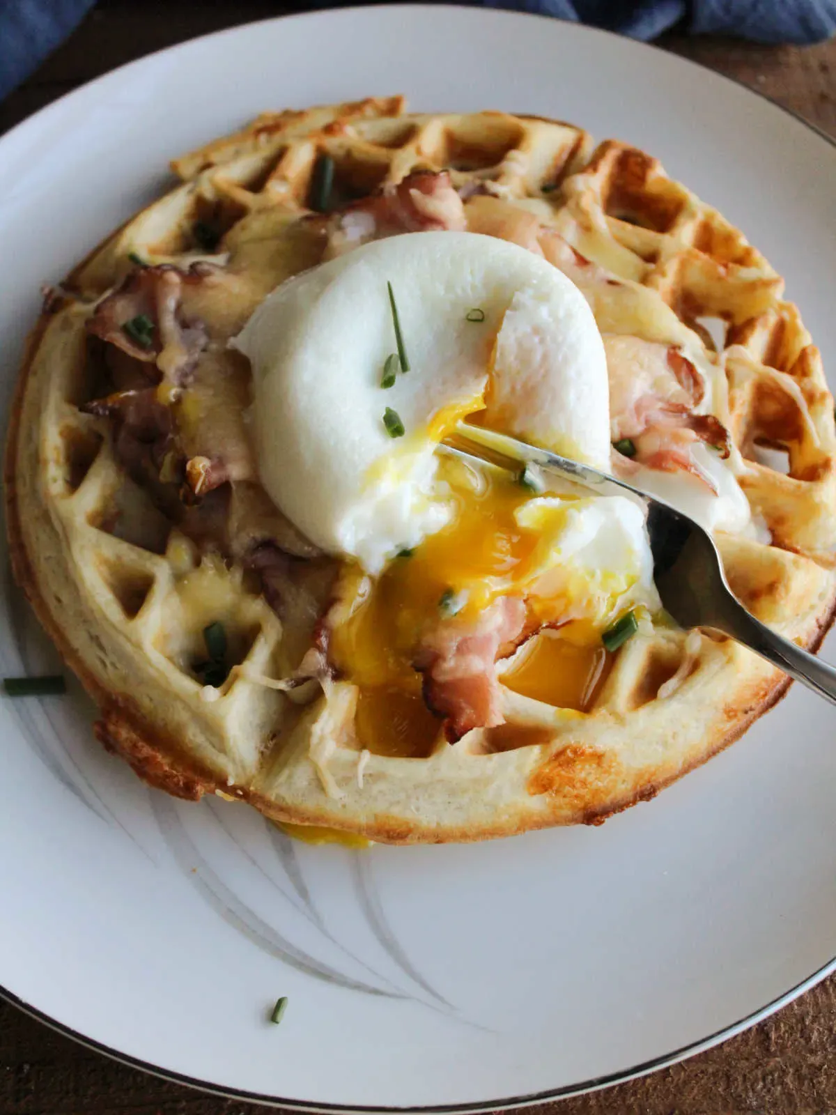 Croque Madame Waffle