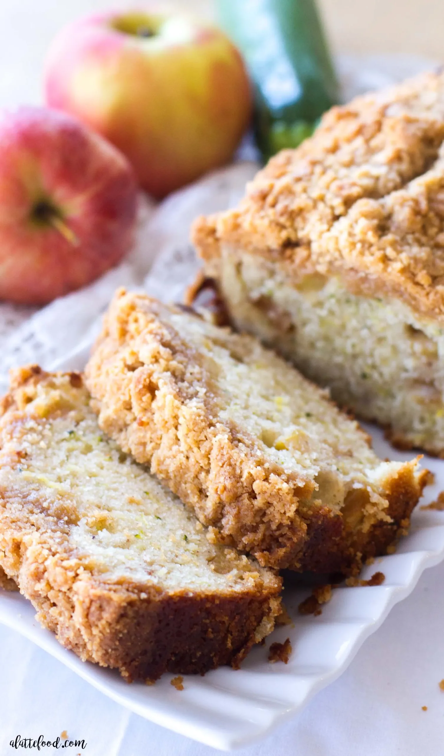Crumb Apple Zucchini Bread