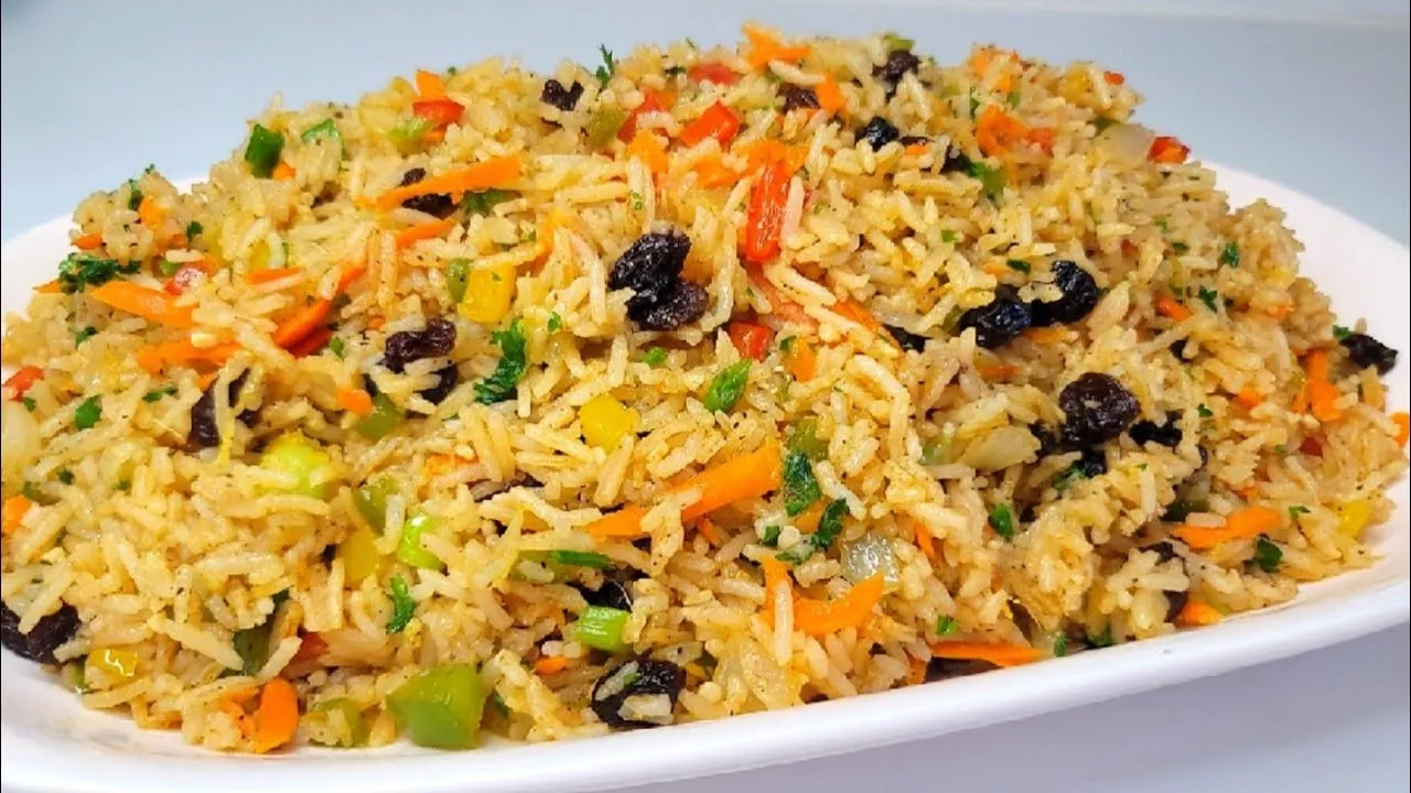 Cumin Brown Rice with Raisins