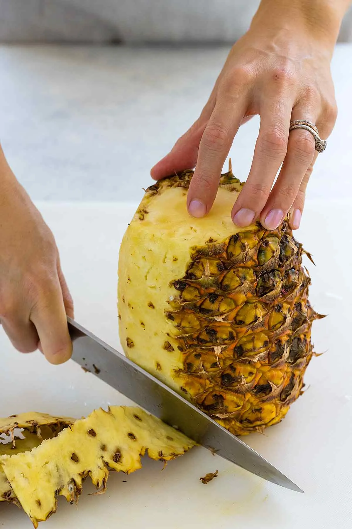 Cutting a Pineapple My Way