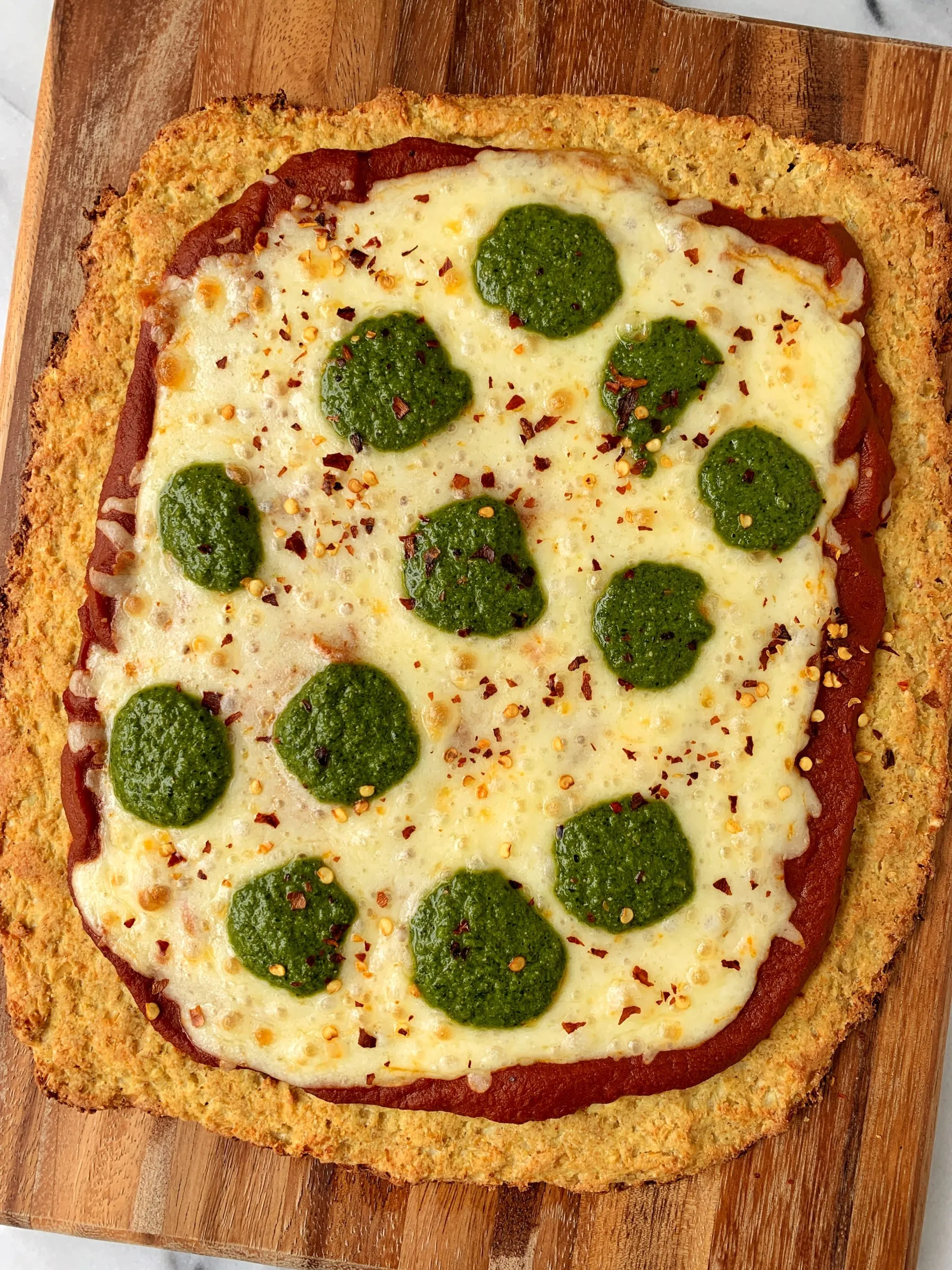 Dairy Free Cauliflower Pizza Crust