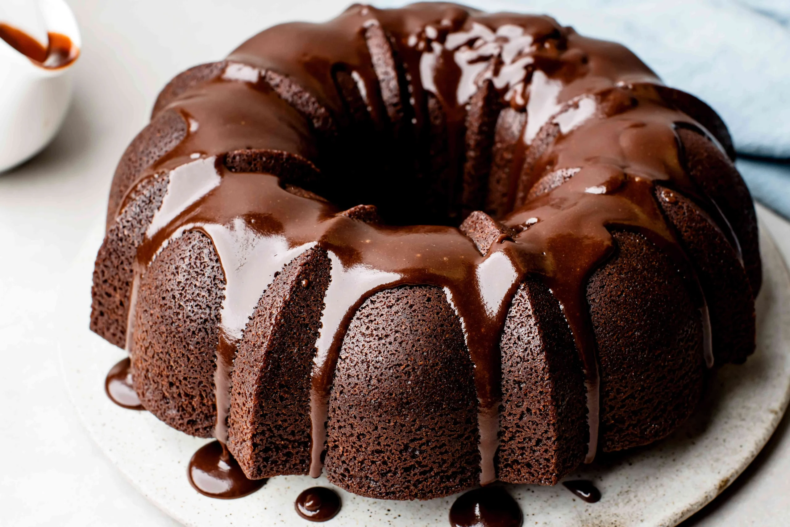Dark Chocolate Glaze for Decadence Cake