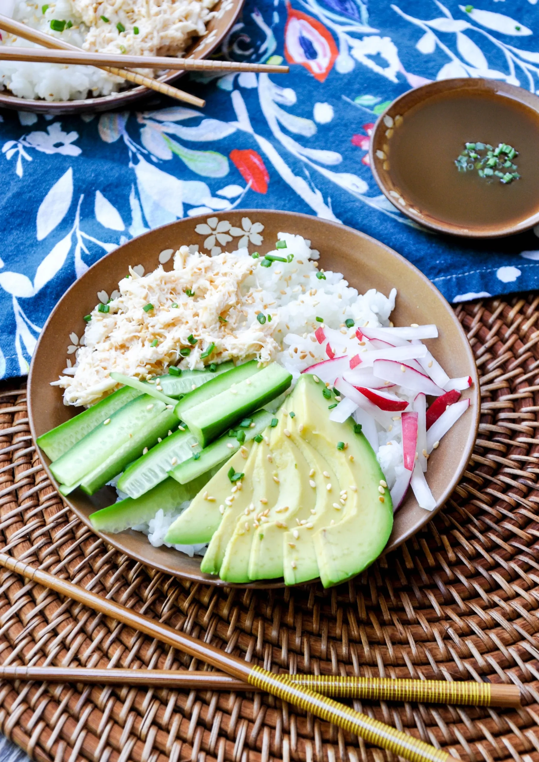 Deconstructed California Roll Bowl