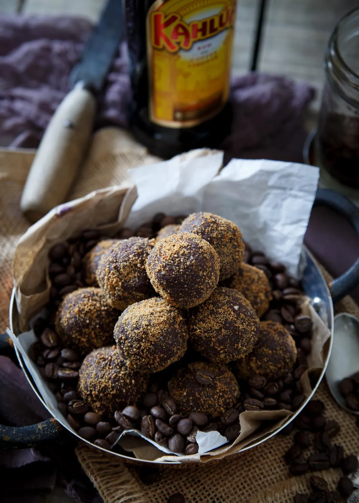 Deep Chocolate Kahlua Bites