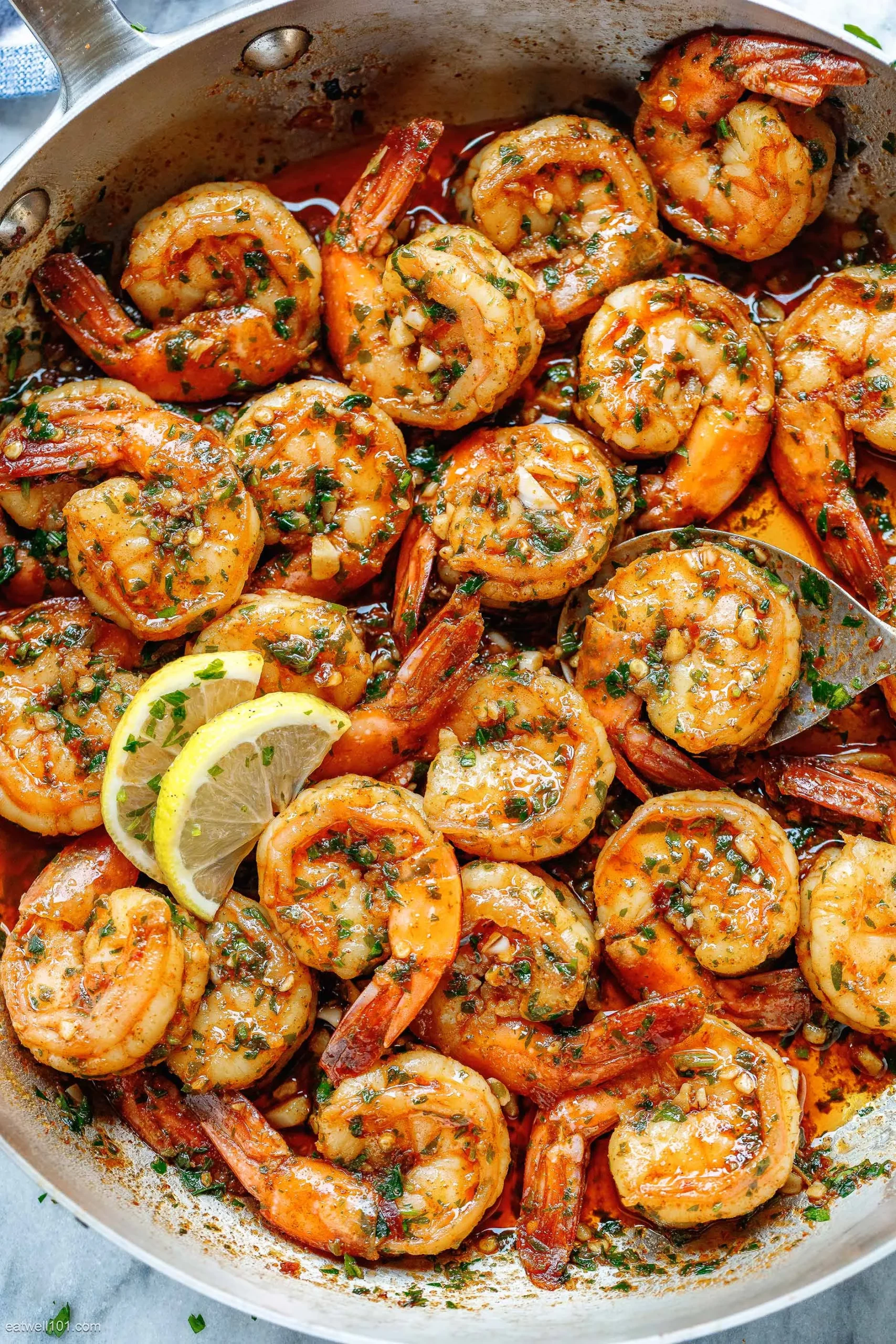 Delicious Skillet Shrimp Buttery Flavorful