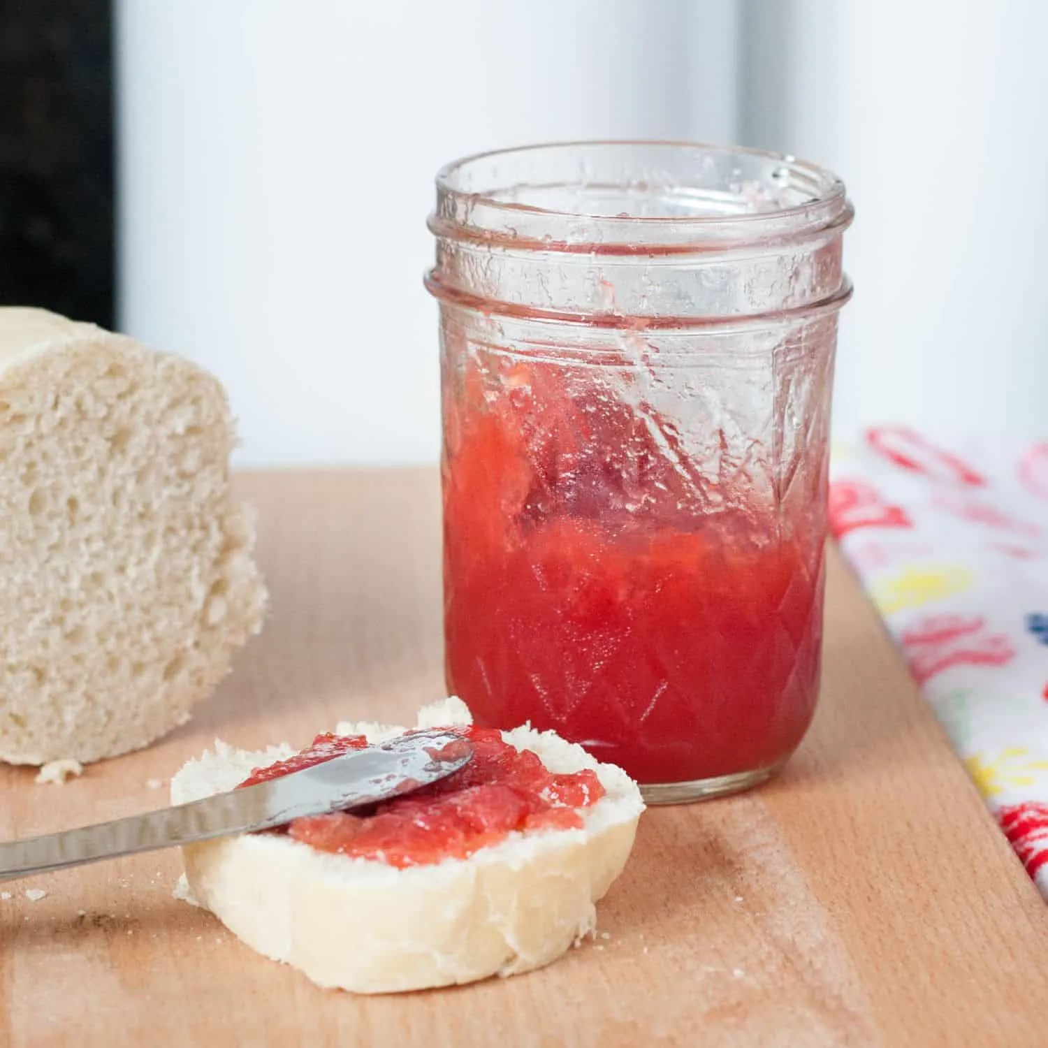 Diabetic Rhubarb Strawberry Jelly
