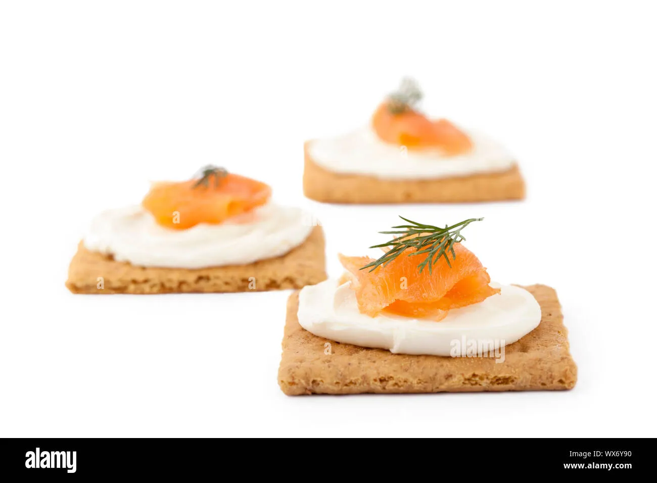 Dill Biscuits with Smoked Salmon