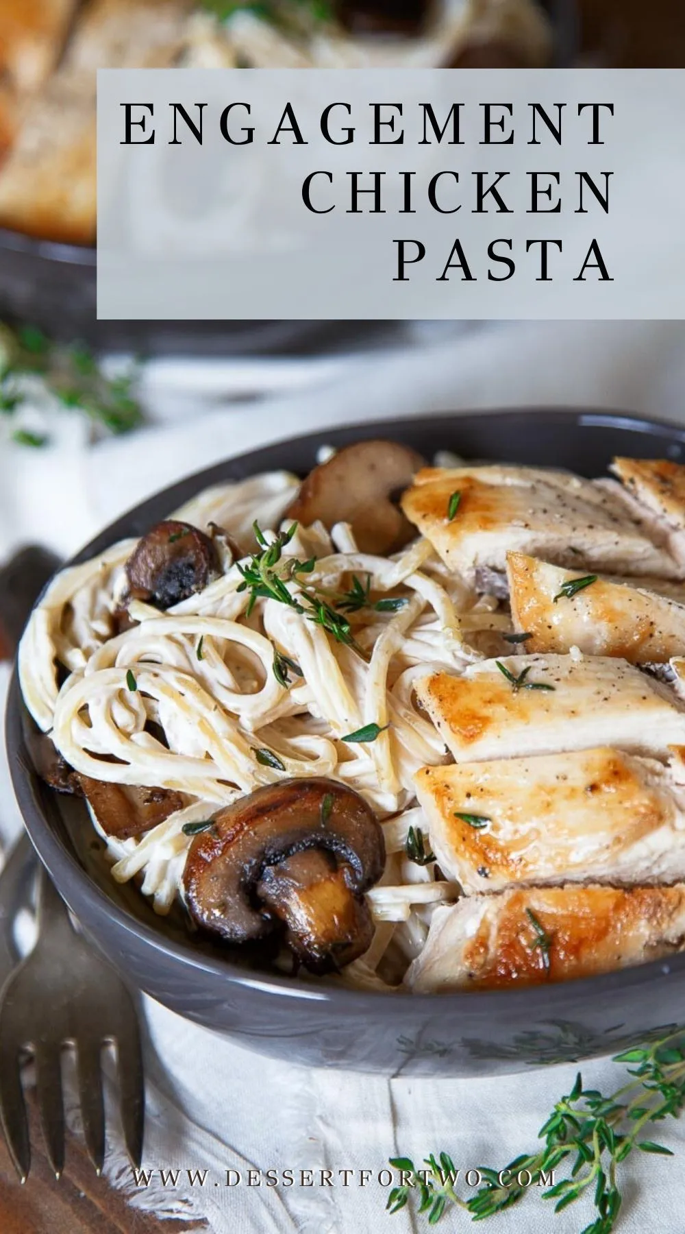 Dinner for Two Engagement Pasta