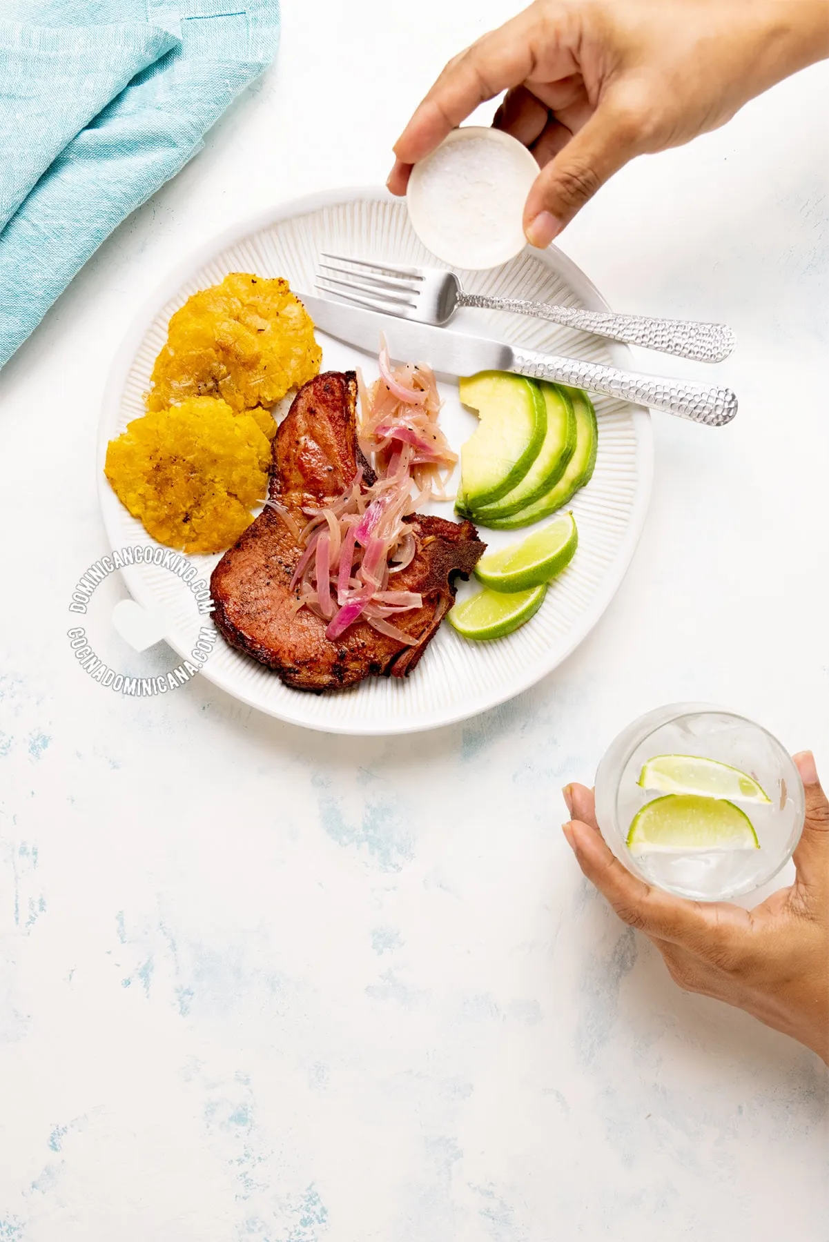 Dominican Chuleta Fried Pork Chop