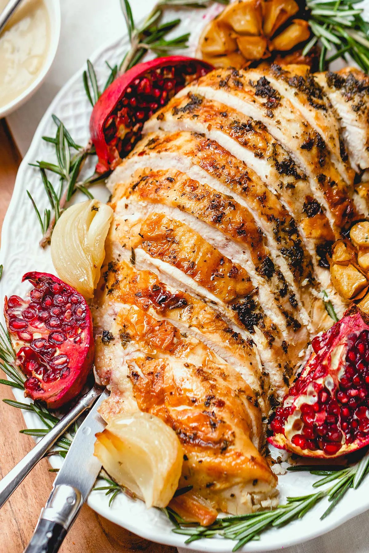 Dorothy's Garlic Roast Turkey
