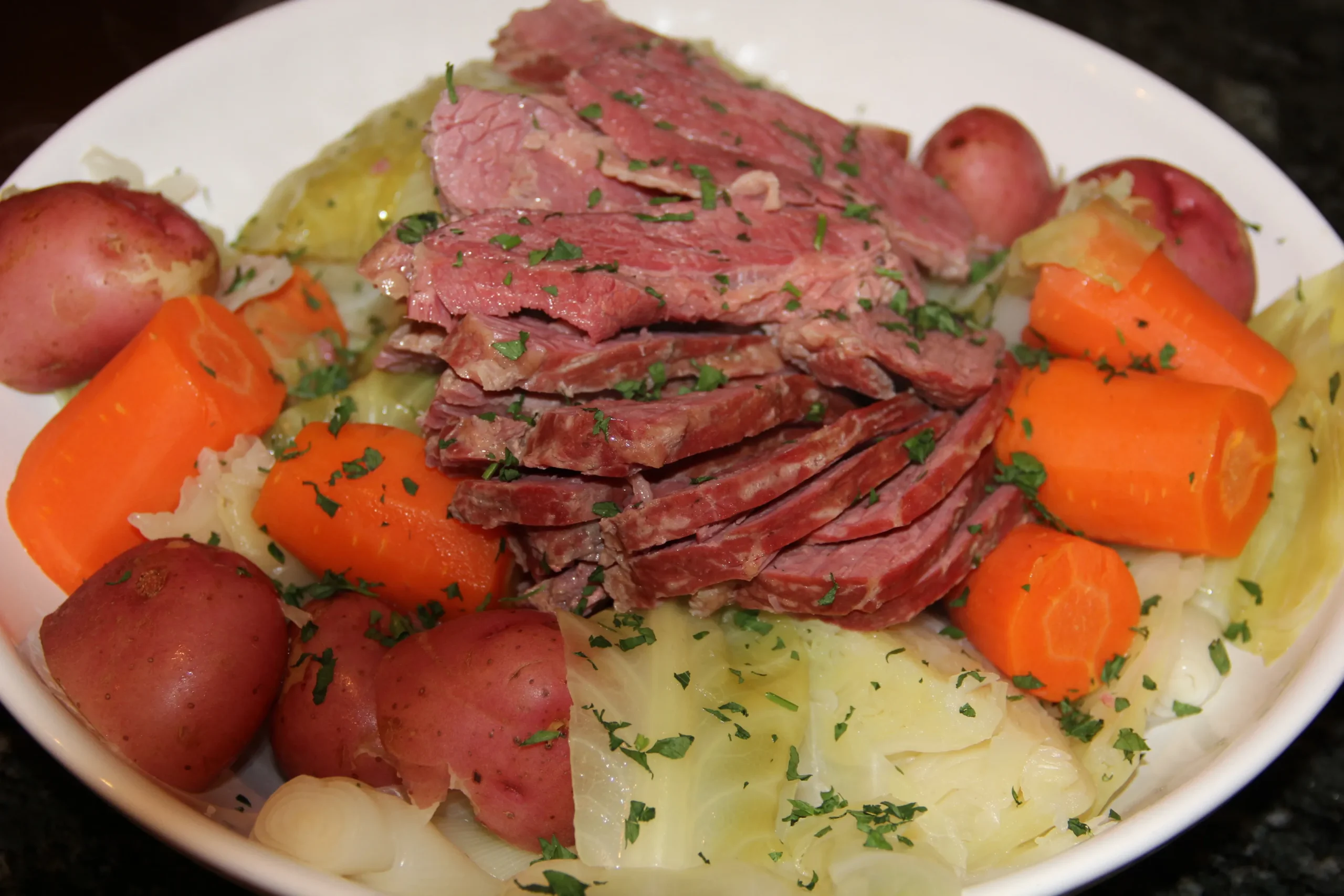 Dublin Sunday Corned Beef and Cabbage