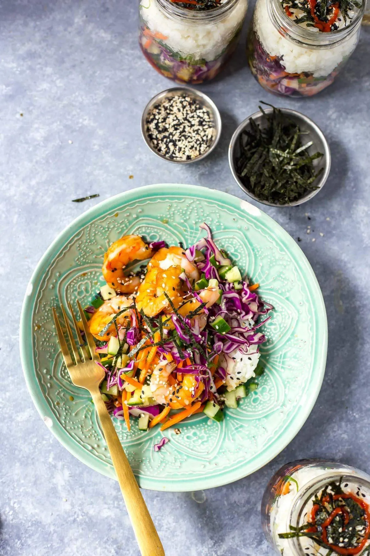 Dynamite Shrimp Sushi Jars