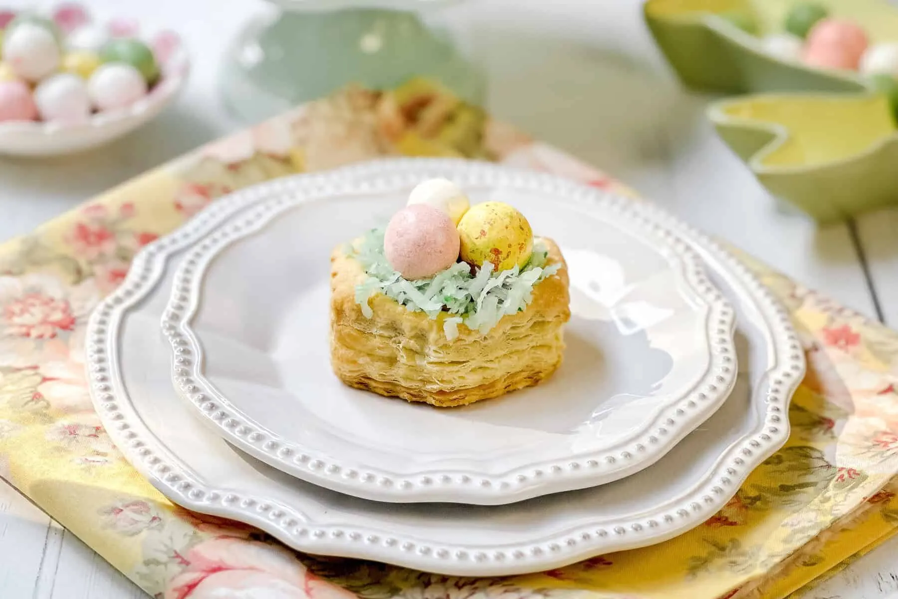 Easter Basket Puff Pastry