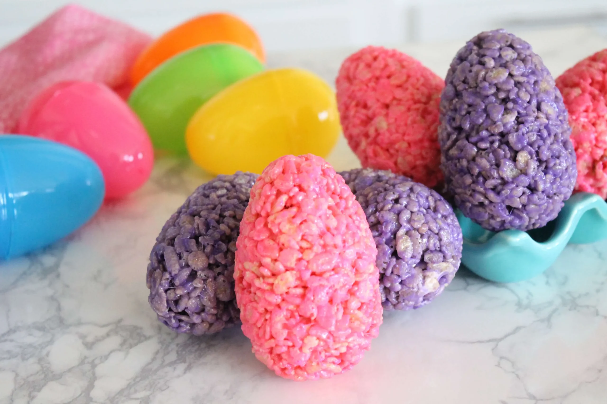 Easter Rice Krispies Treat Eggs