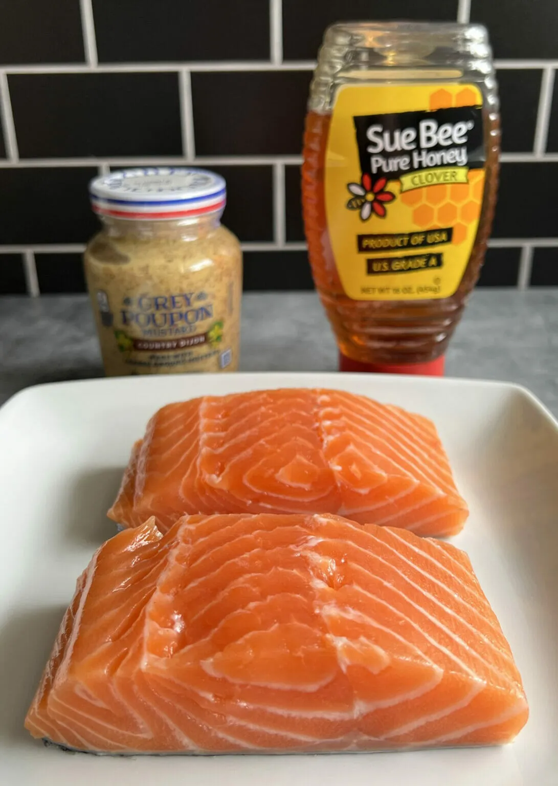 Easy Air Fryer Honey Mustard Salmon