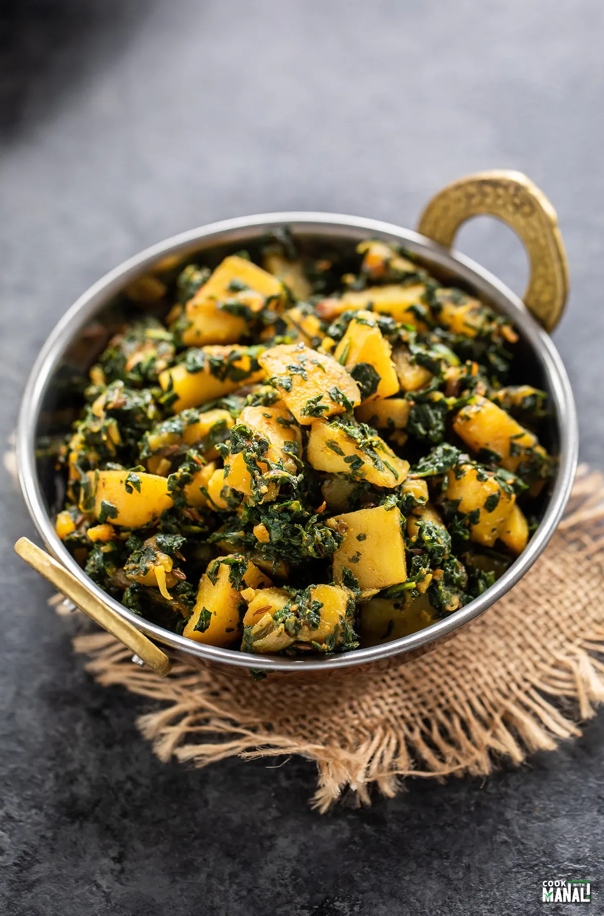 Easy Aloo Palak