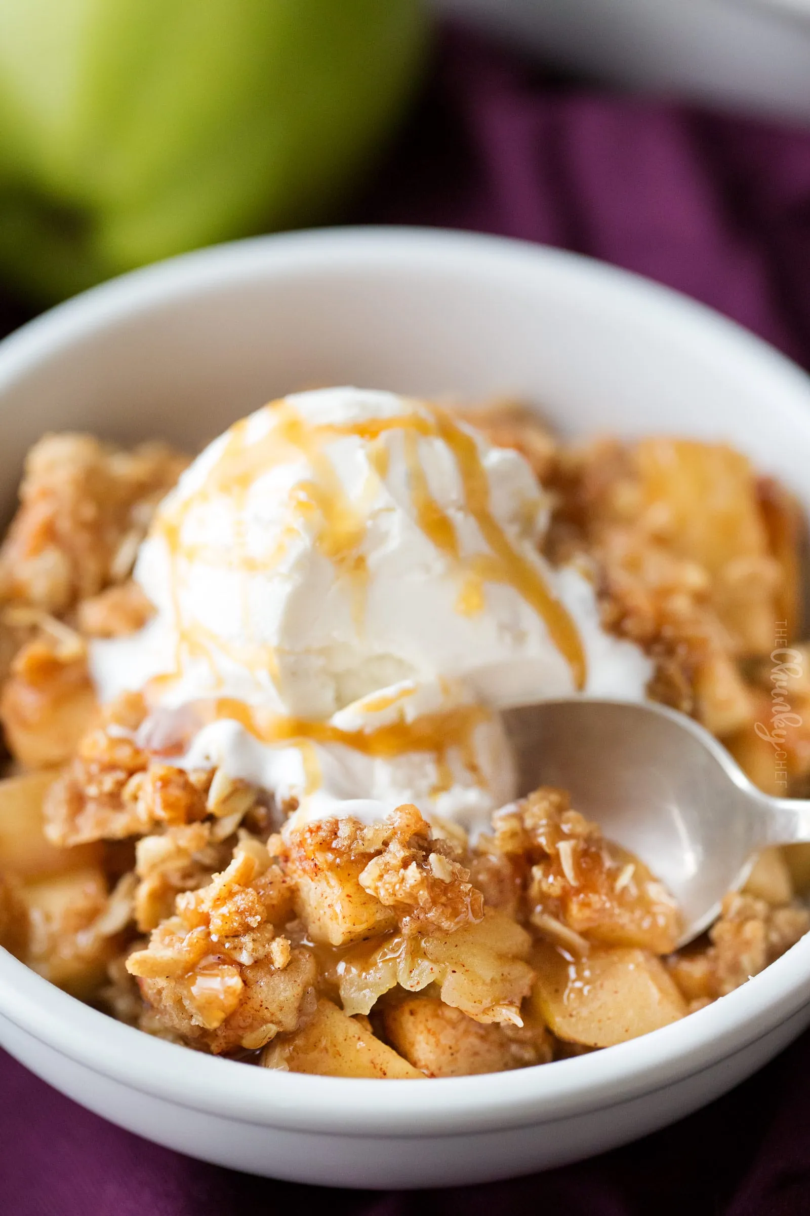 Easy Apple Crisp in a Bowl