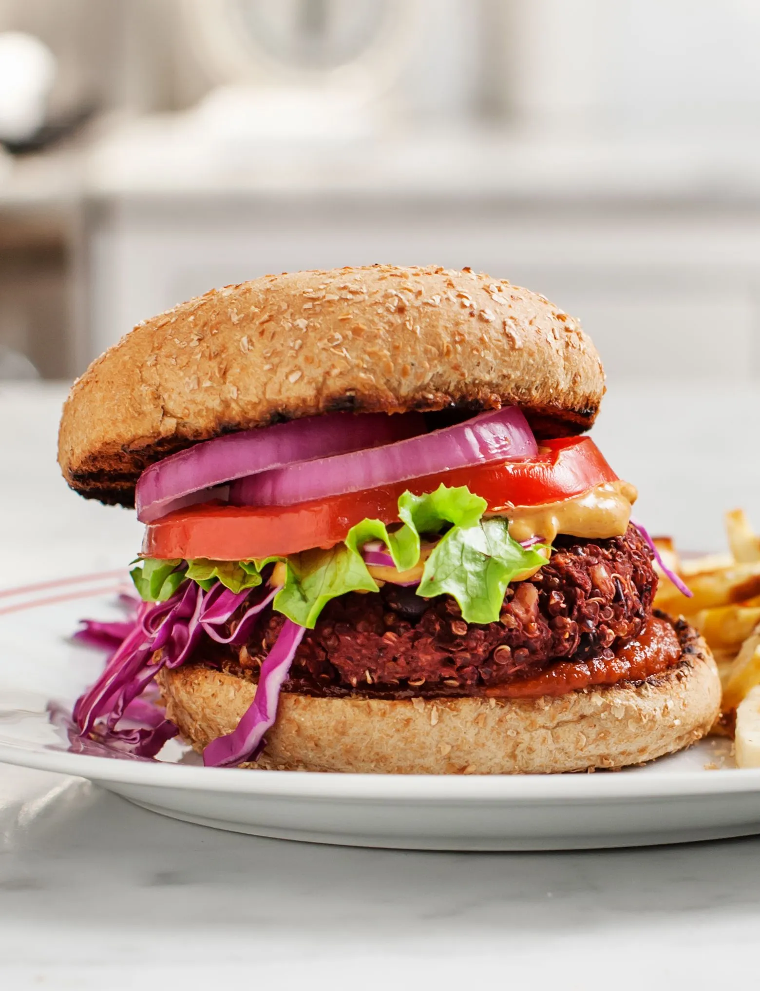 Easy Black Bean Quinoa Burger