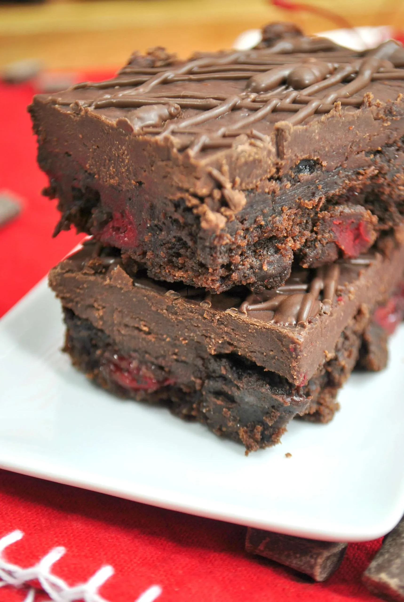 Easy Black Forest Brownies