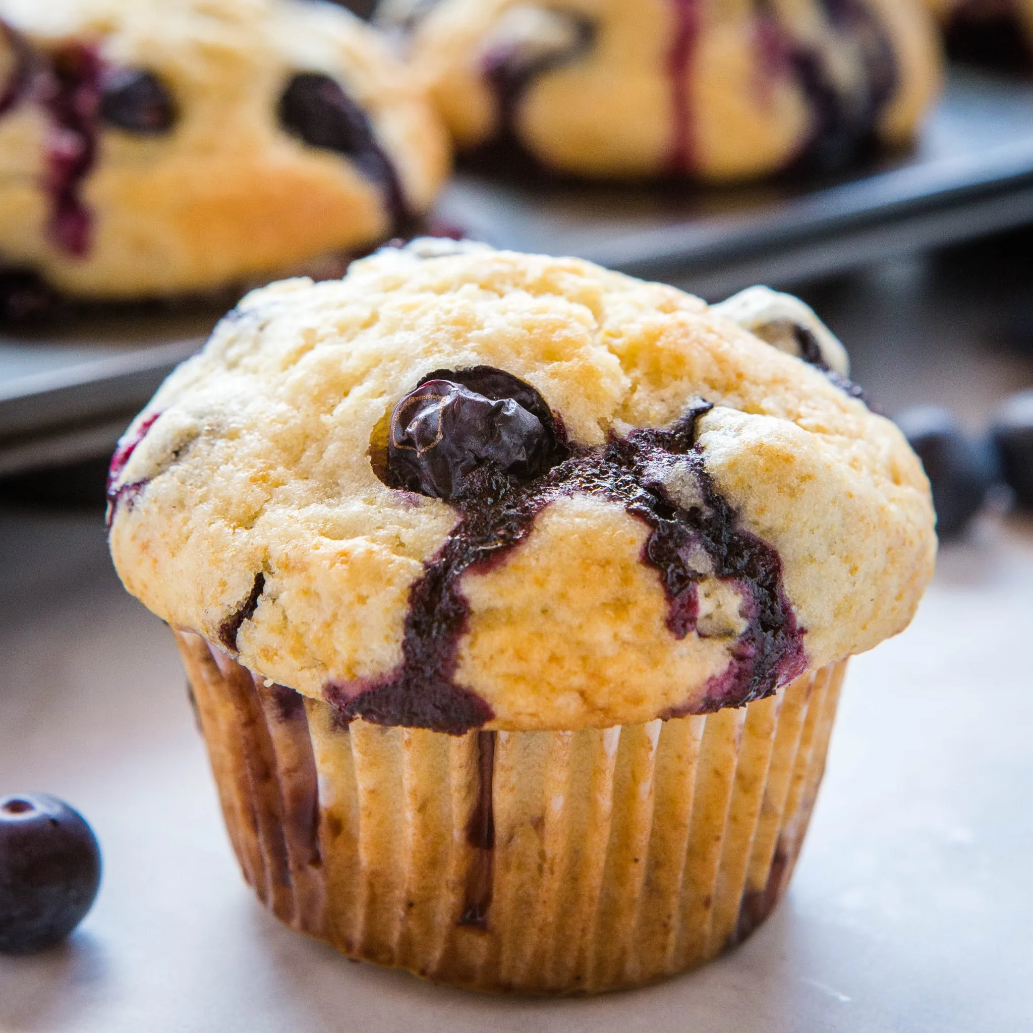 Easy Blueberry Muffins