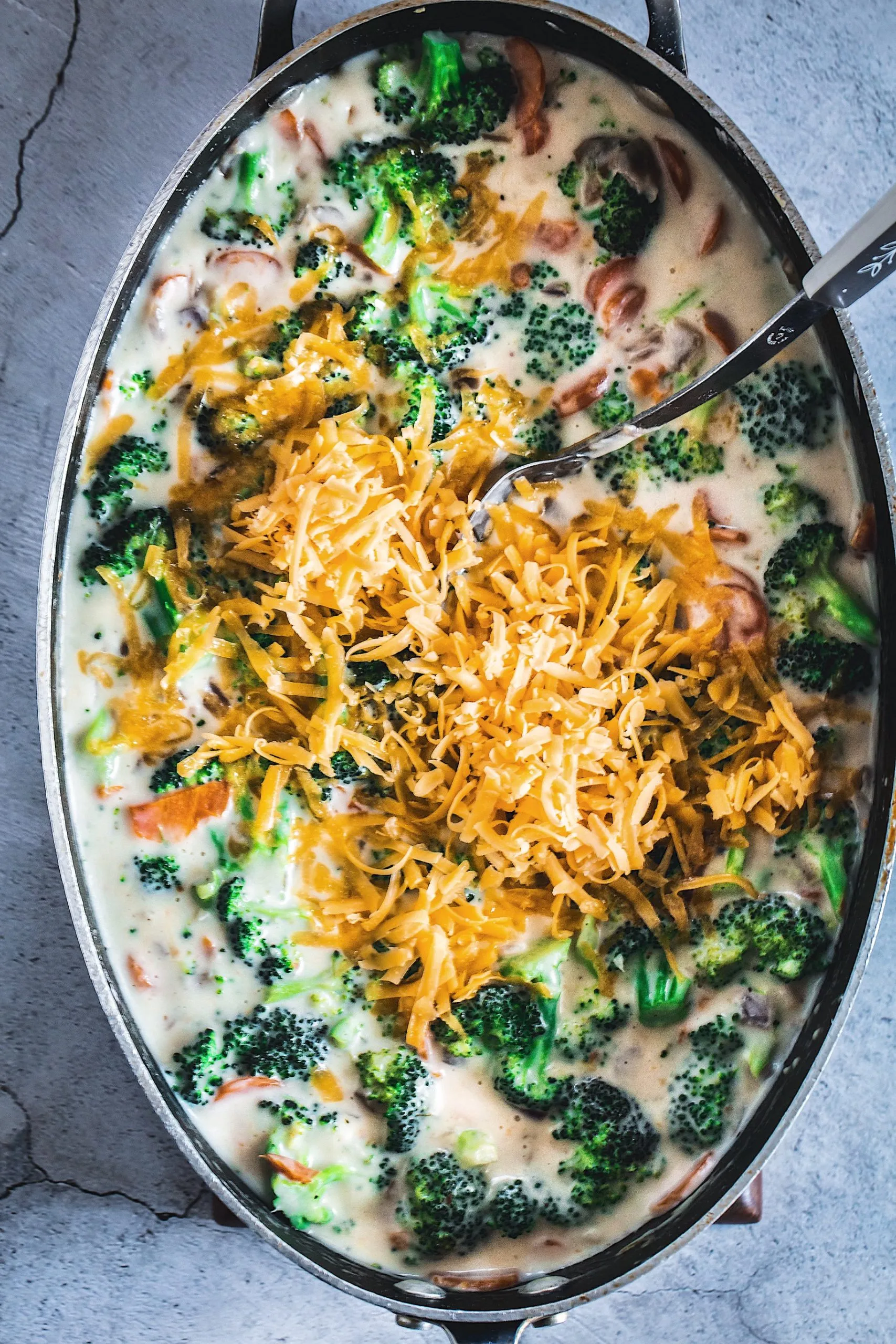 Easy Broccoli Cheddar Cobbler