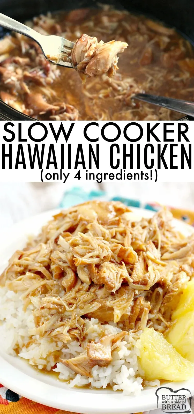 Easy Crock Pot Hawaiian Chicken