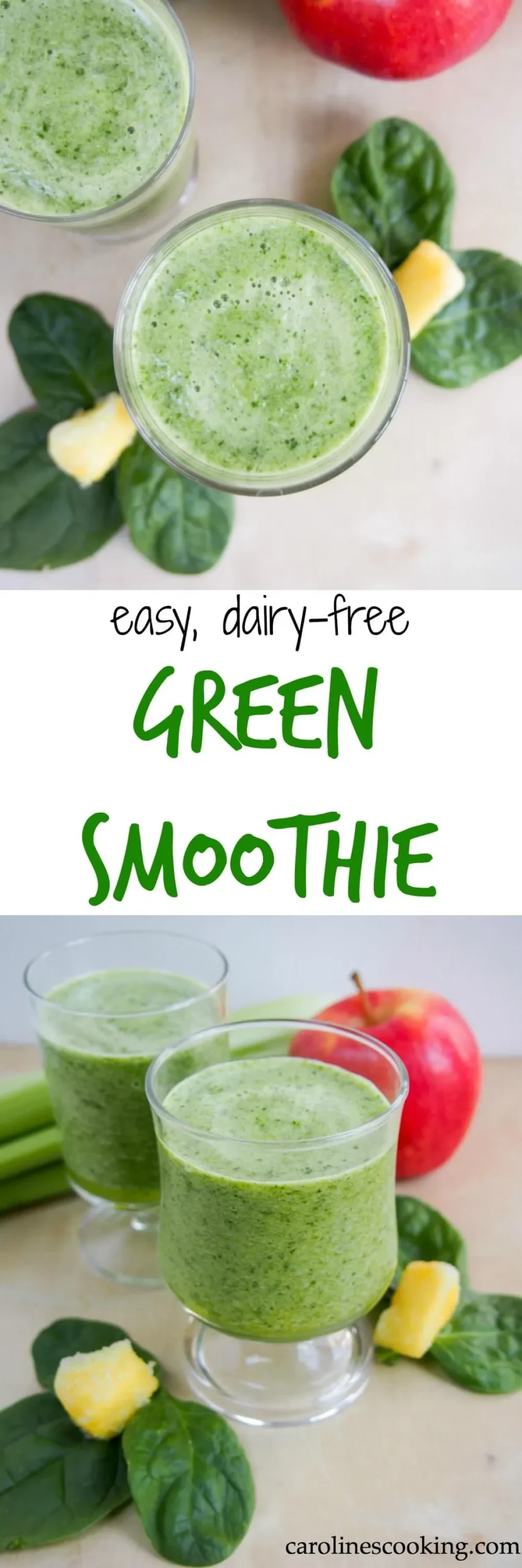 Easy Dairy Free Green Smoothie