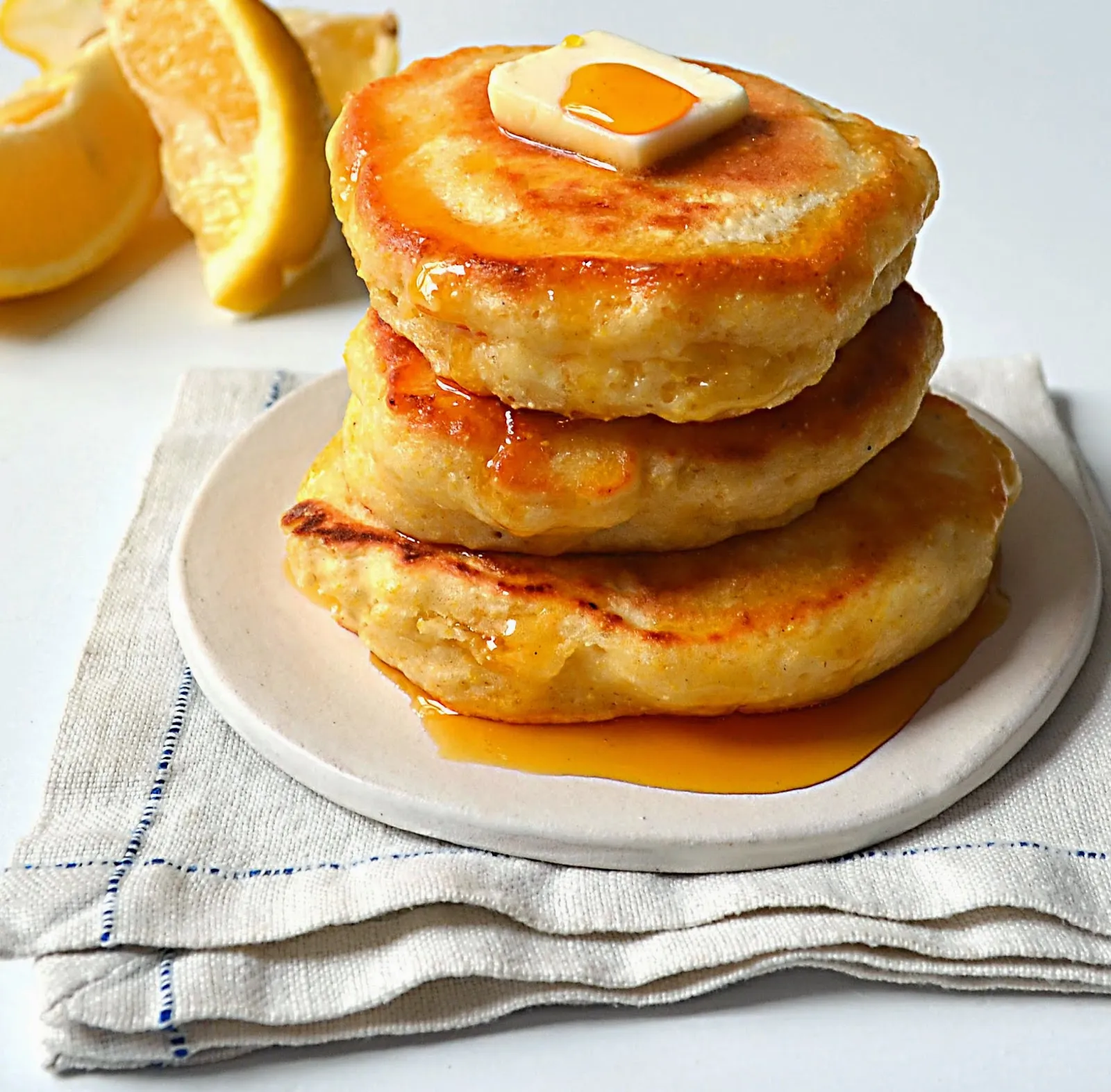 Easy Fluffy Lemon Ricotta Pancakes