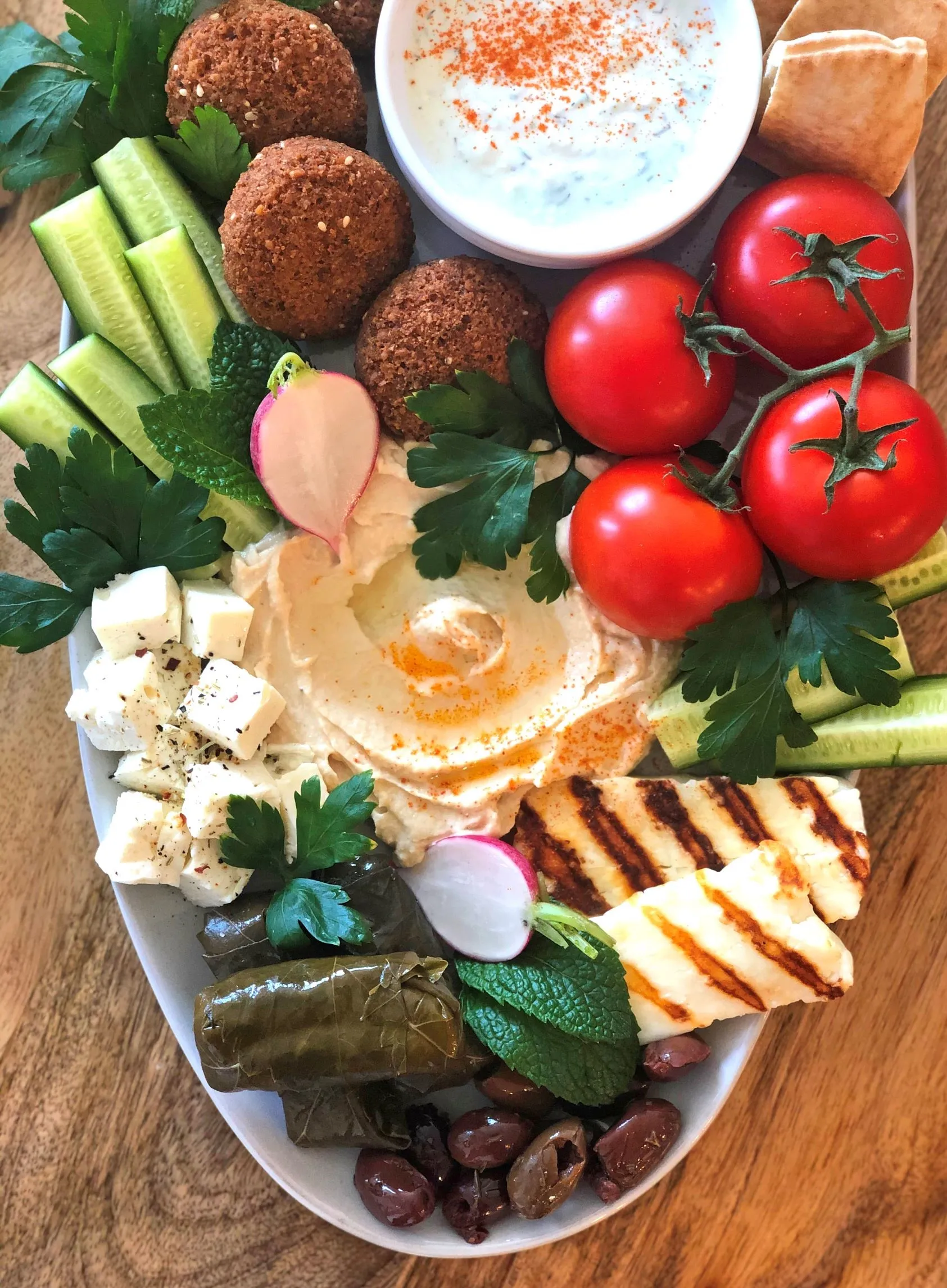 Easy Greek Mezze Platter
