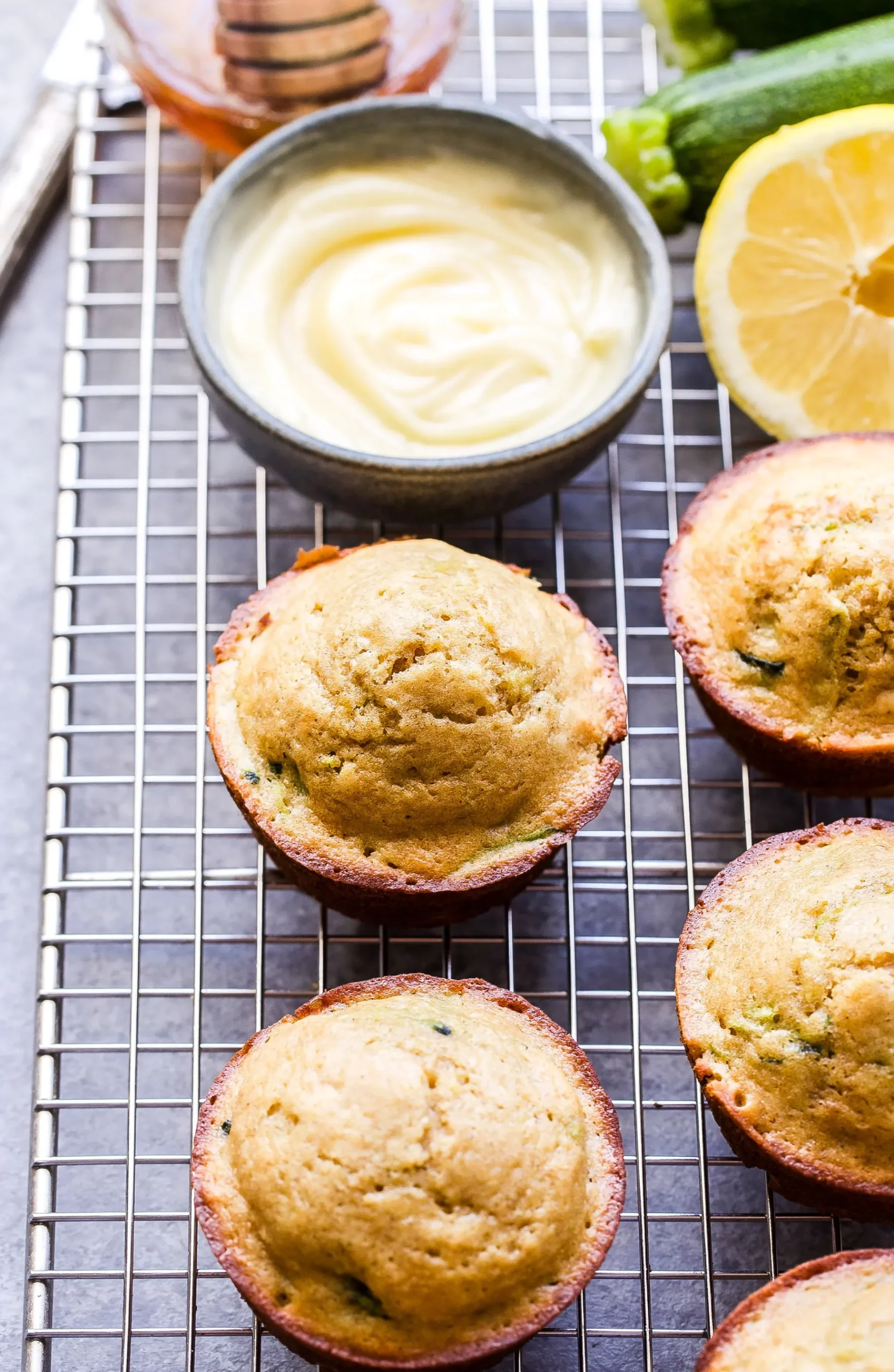Easy Lemon Zucchini Muffins