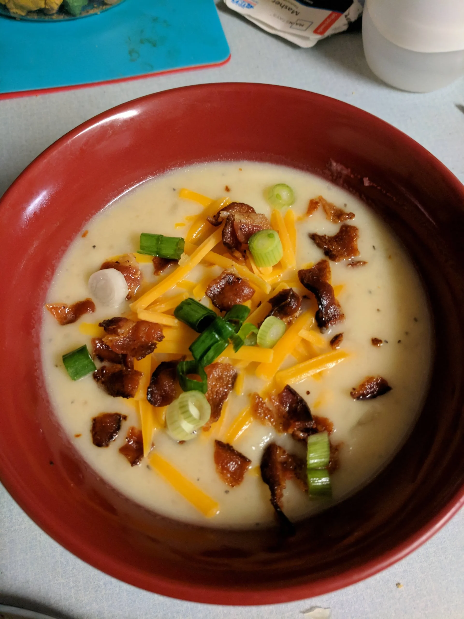 Easy Loaded Potato Soup in Crock Pot