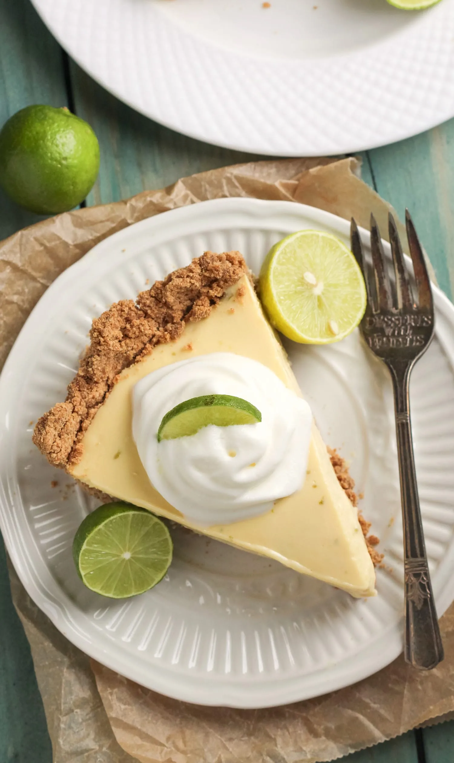 Easy Low Calorie Lime or Orange Cream Pie