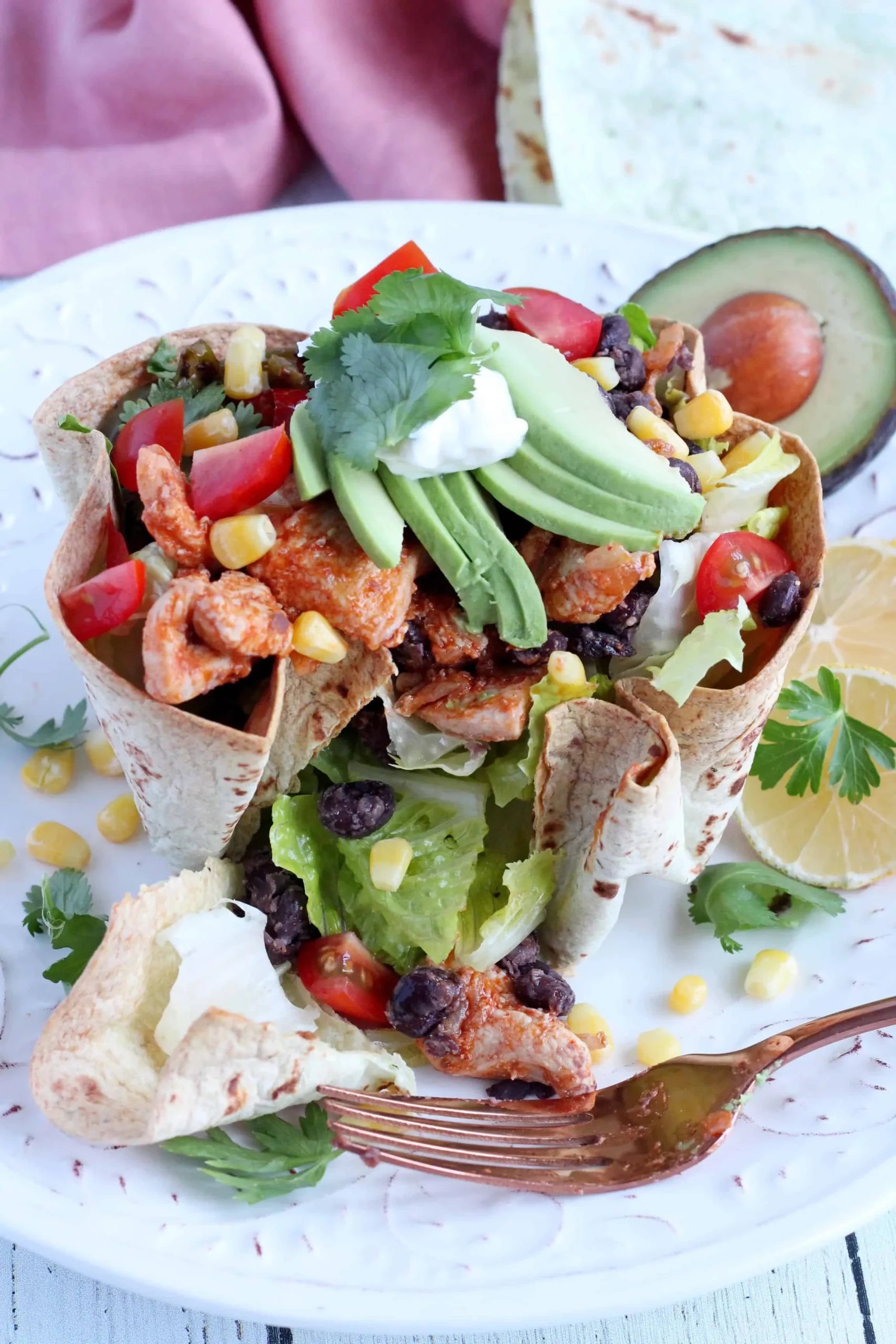 Easy Meal Alert Tex Mex Chicken Tortilla Bowls