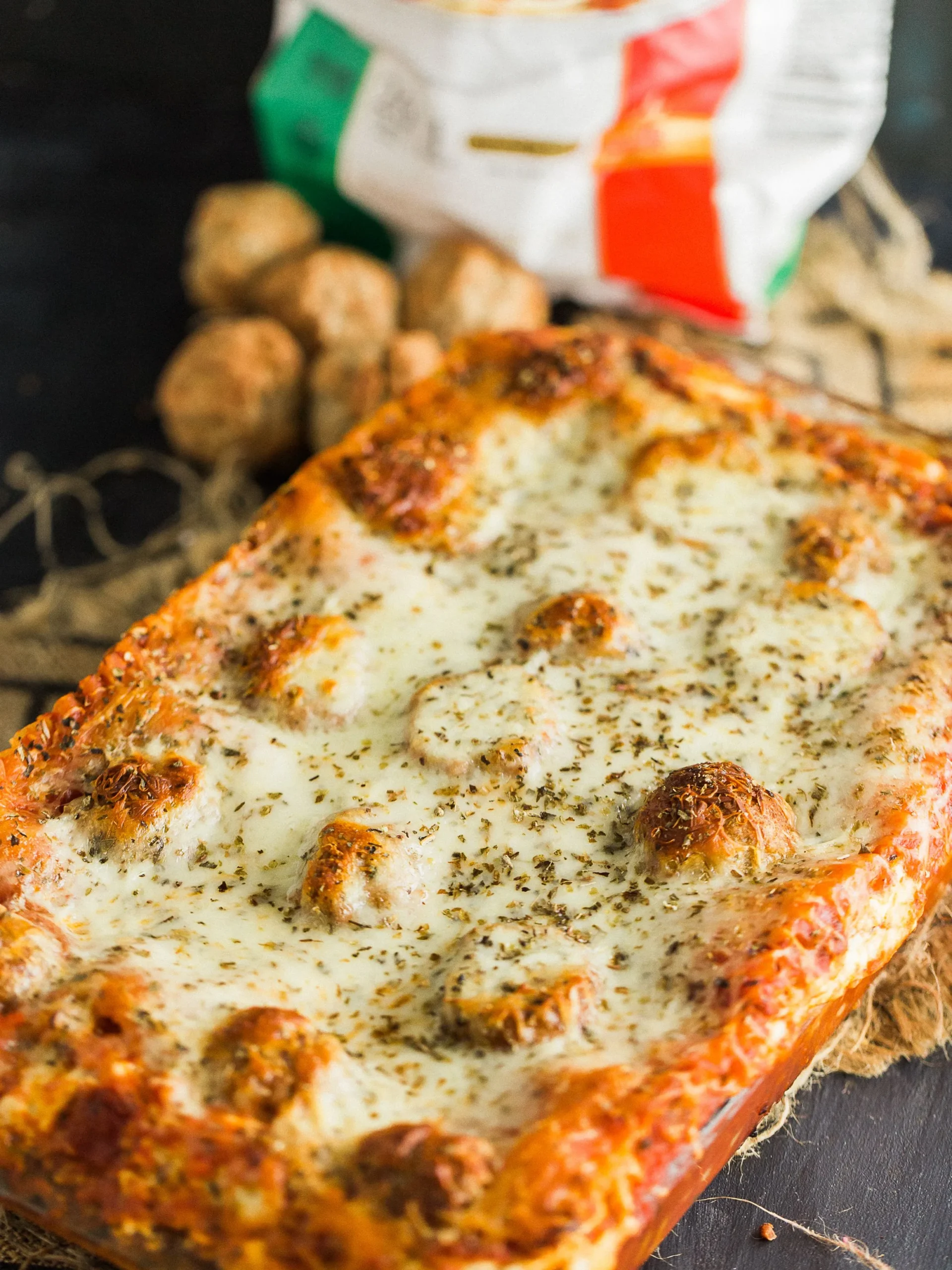 Easy Noodless Meatball Lasagna