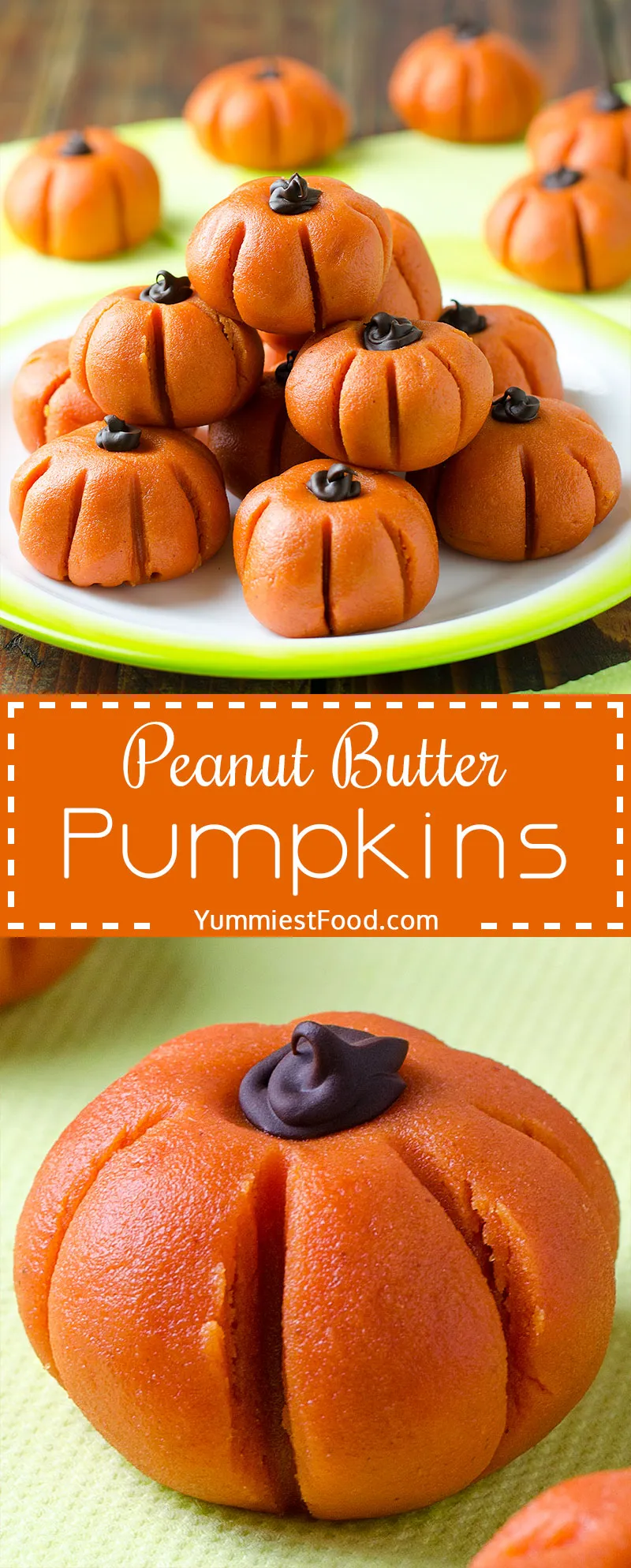 Easy Peanut Butter Pumpkins