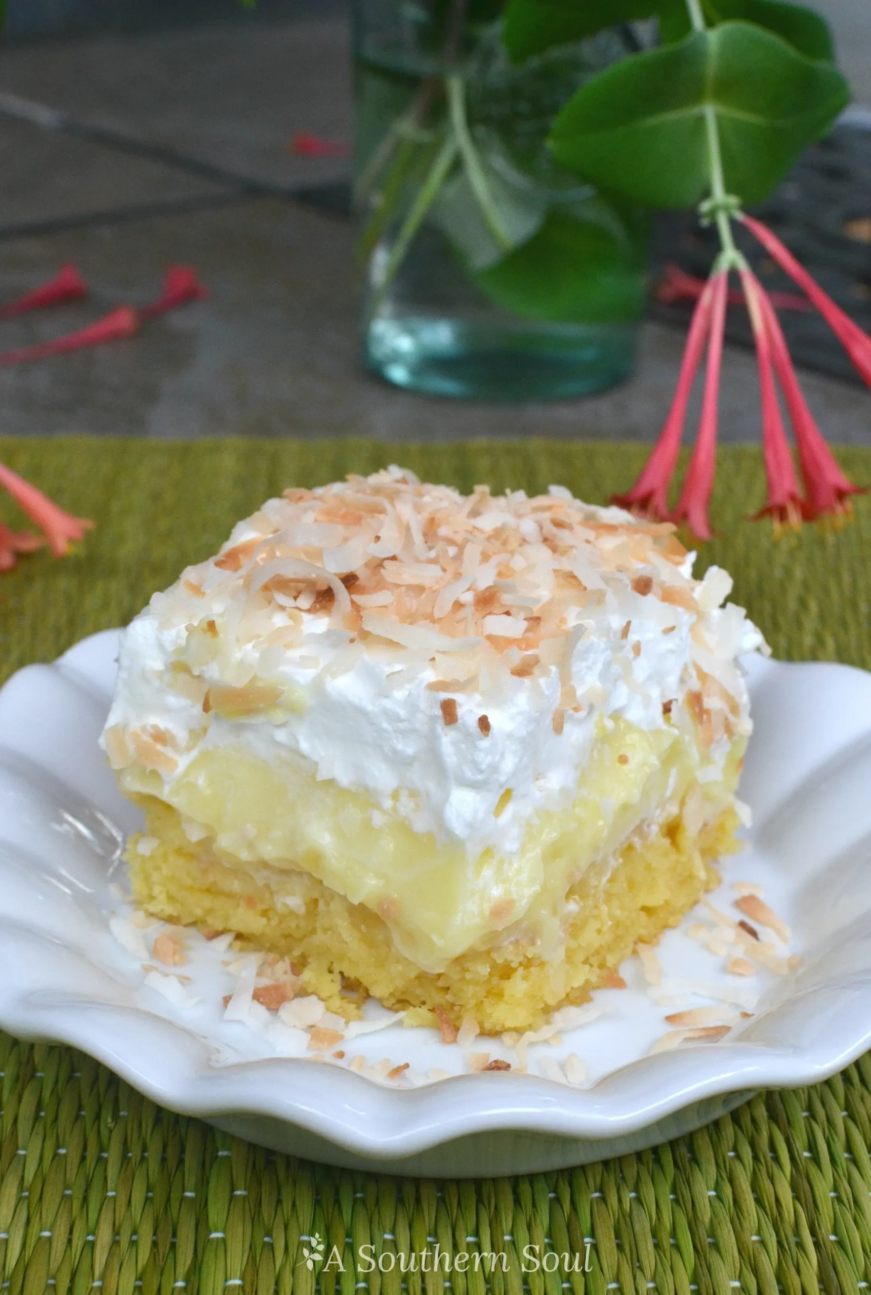 Easy Pineapple Poke Cake