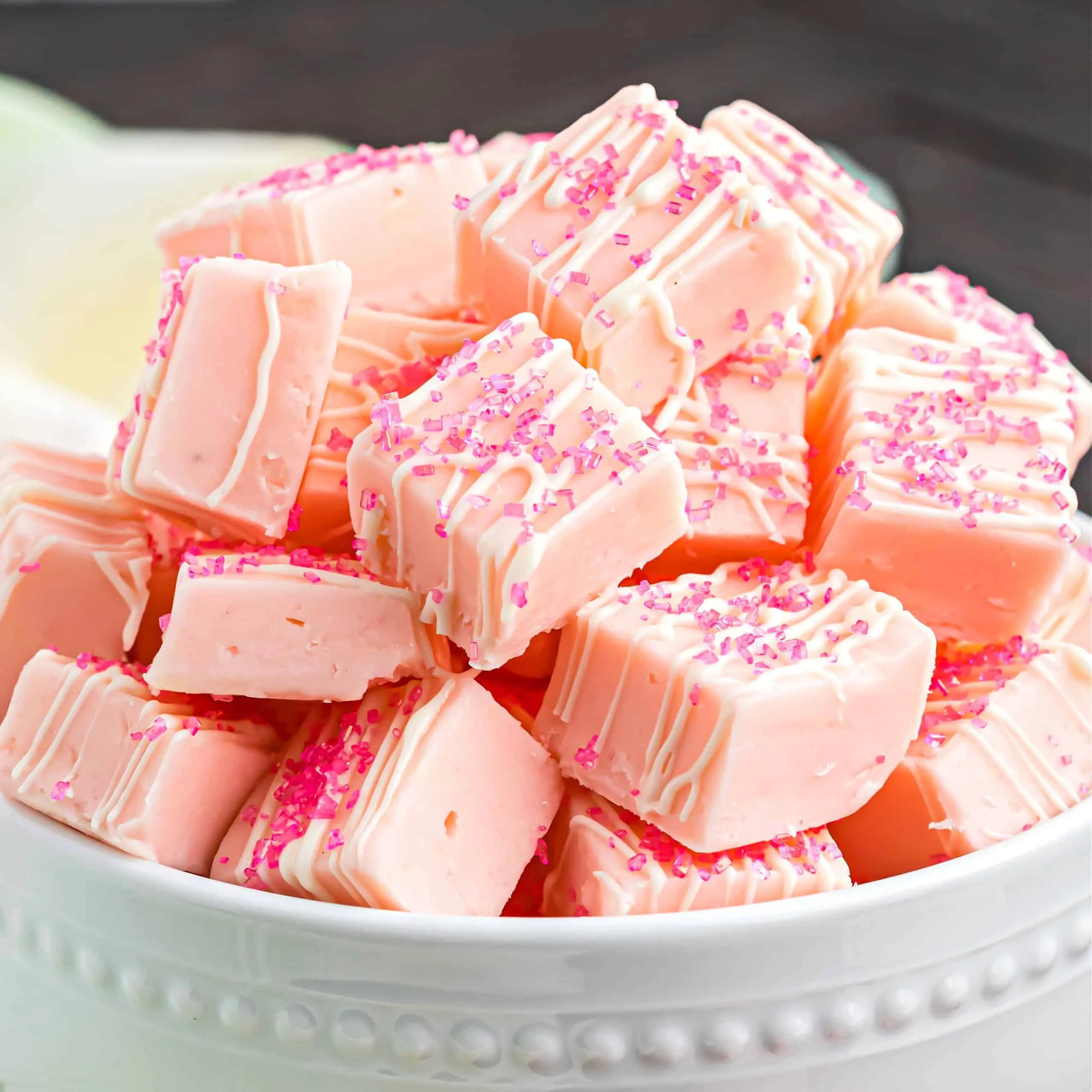 Easy Pink Lemonade Fudge