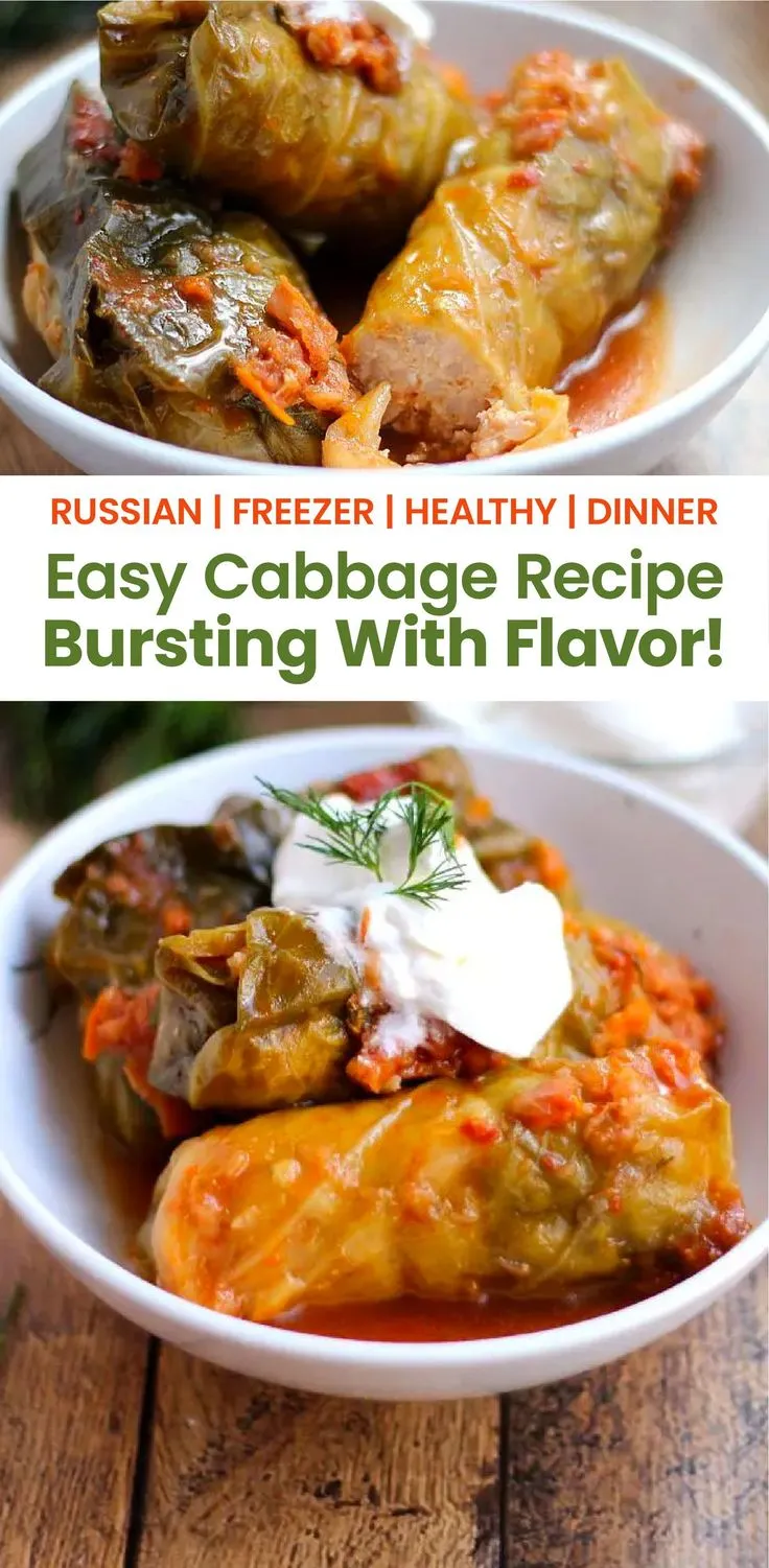 Easy Russian Cabbage Rolls Galuptsi