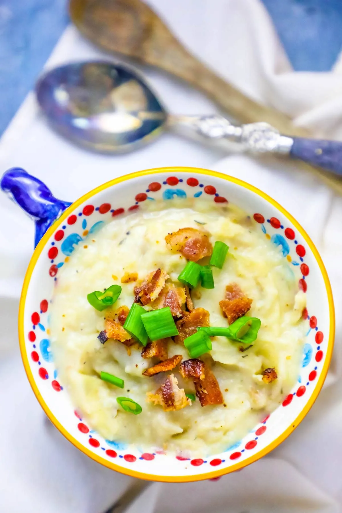 Easy Slow Cooker Leftover Mashed Potato Soup