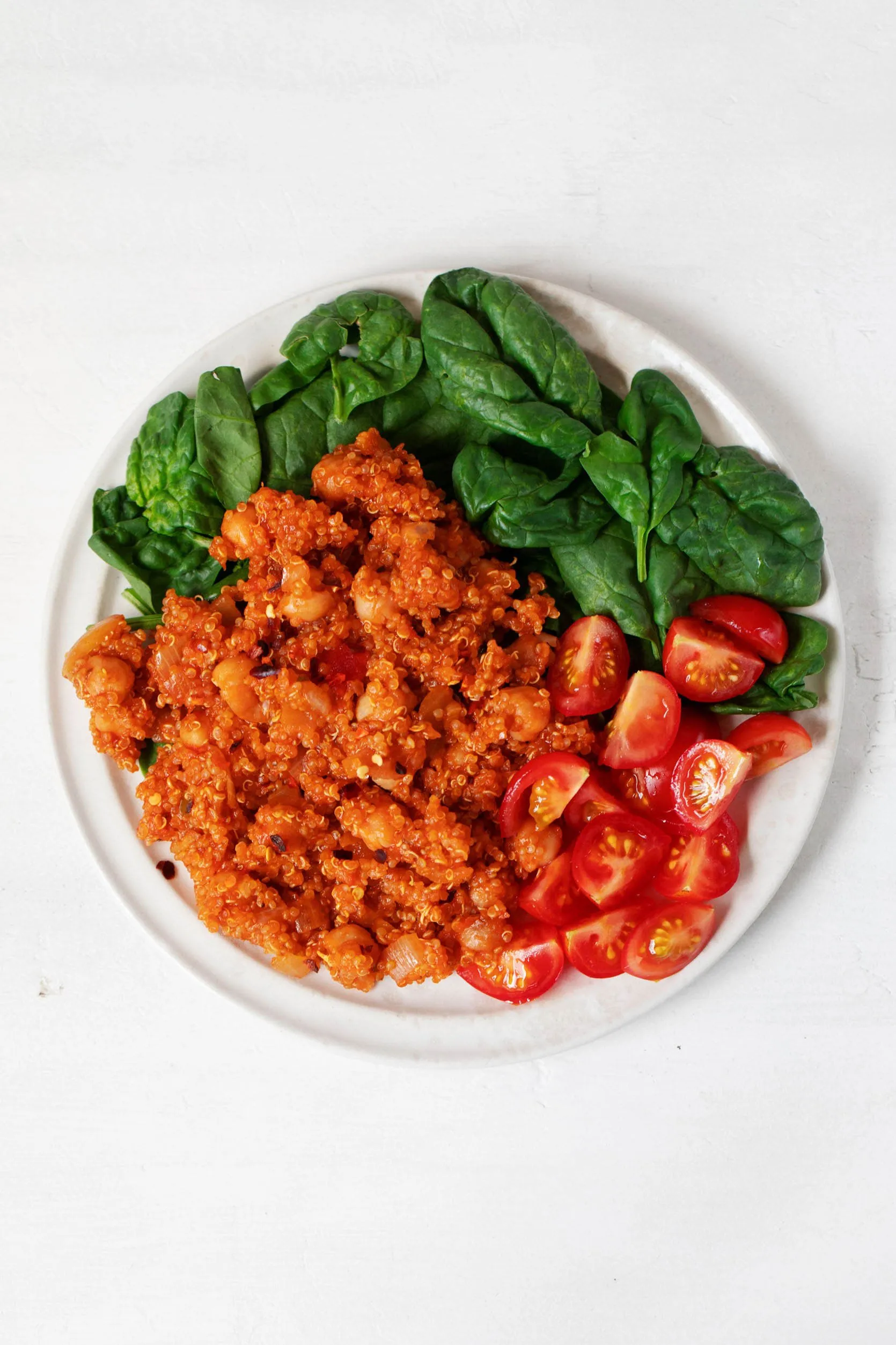 Easy Spanish Quinoa Chickpeas