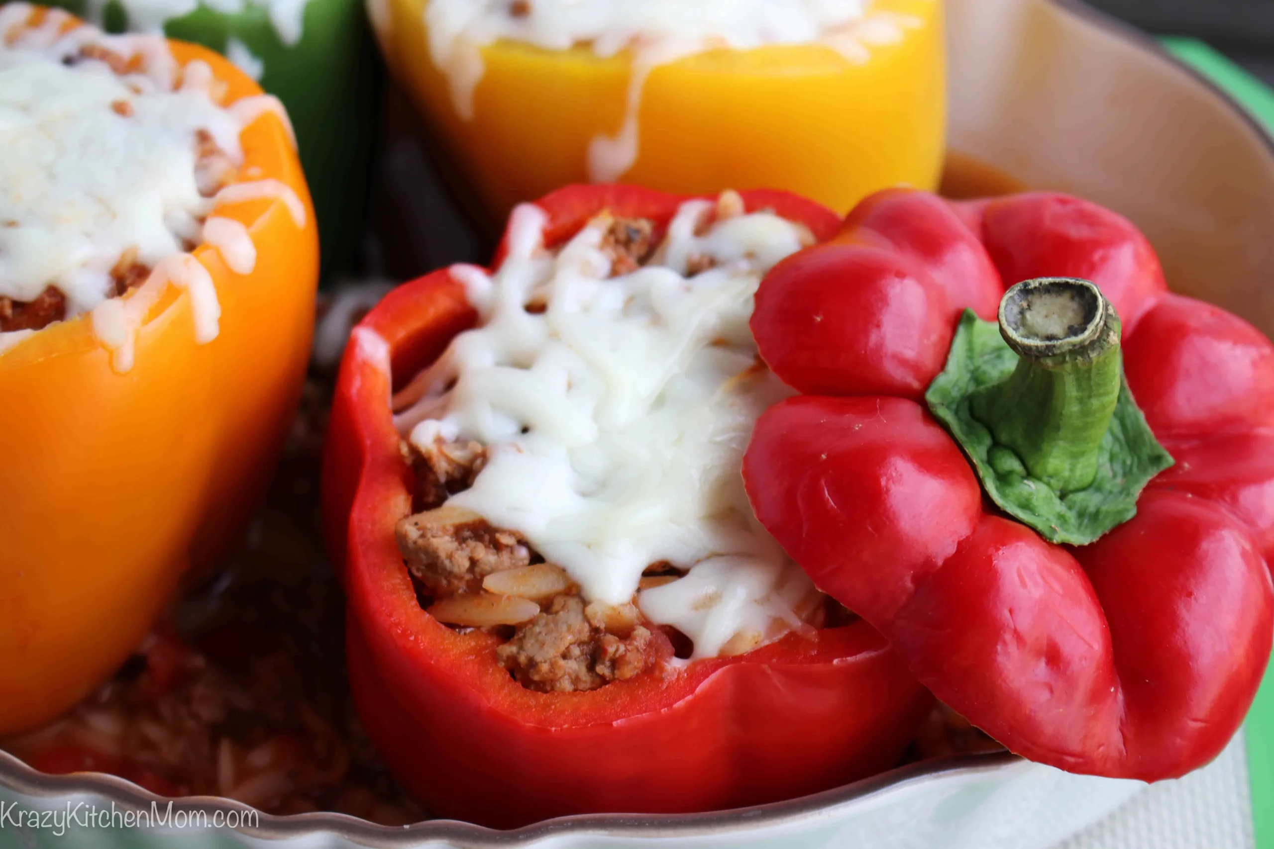 Easy Stuffed Bell Peppers Italian
