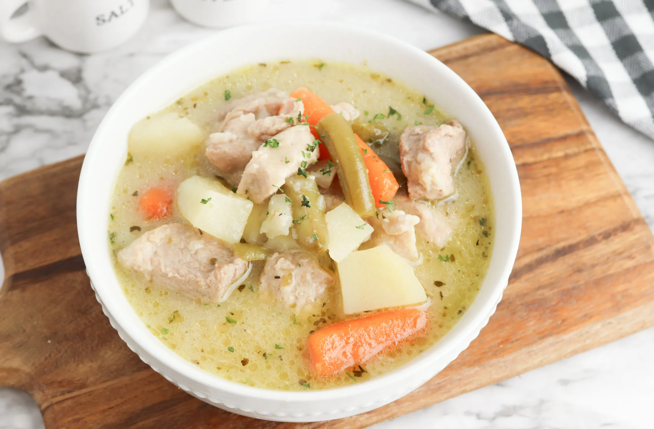 Easy Weeknight Camping Dinner Pork Stew